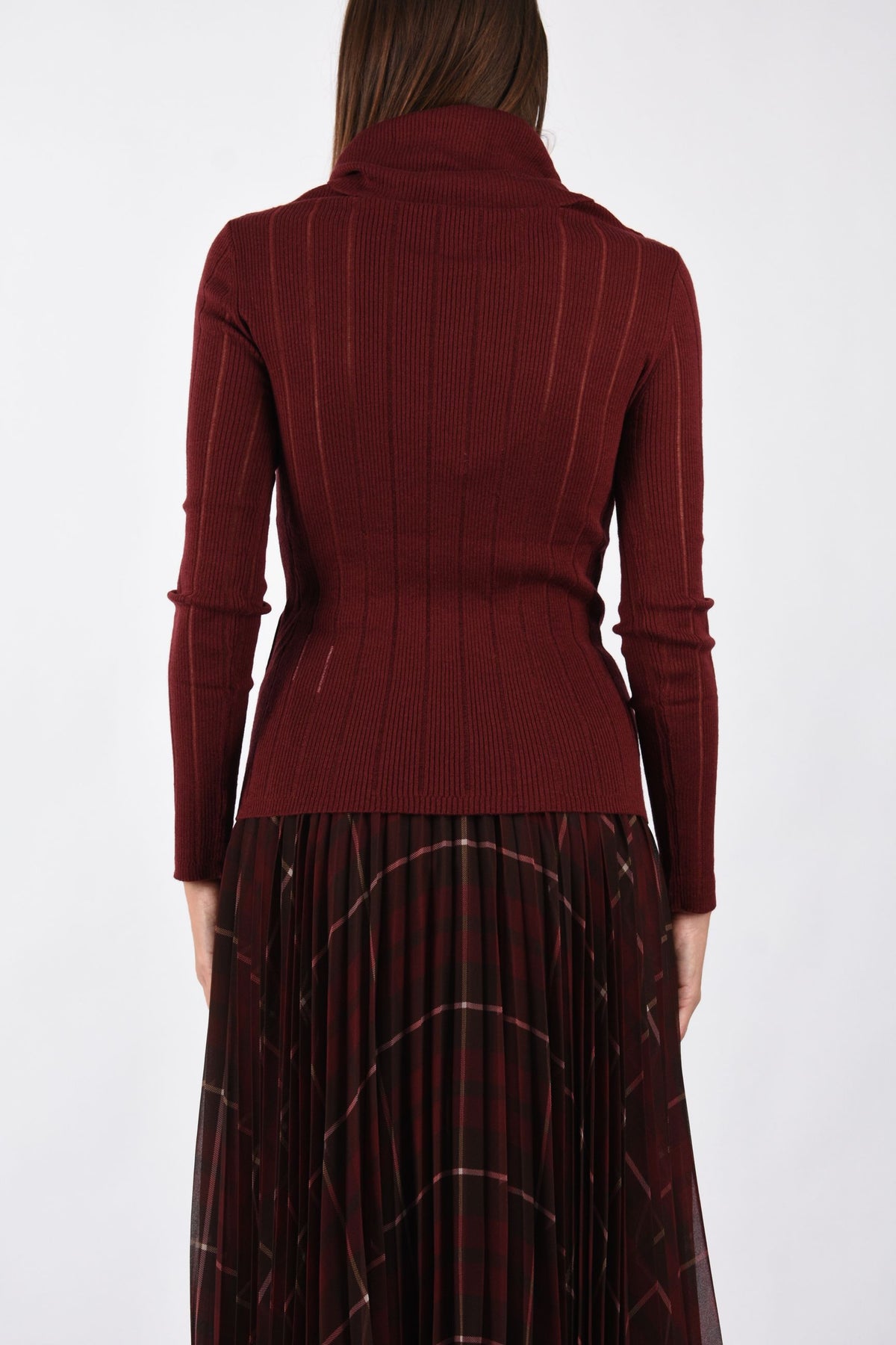 Maglia dolcevita in lana e seta MSTBADESSE 2626366051600
