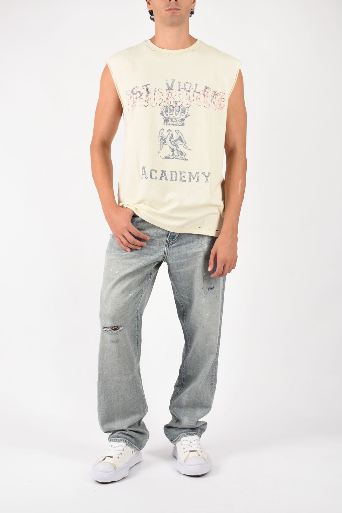 T-shirt smanicata St. Violet Crystals