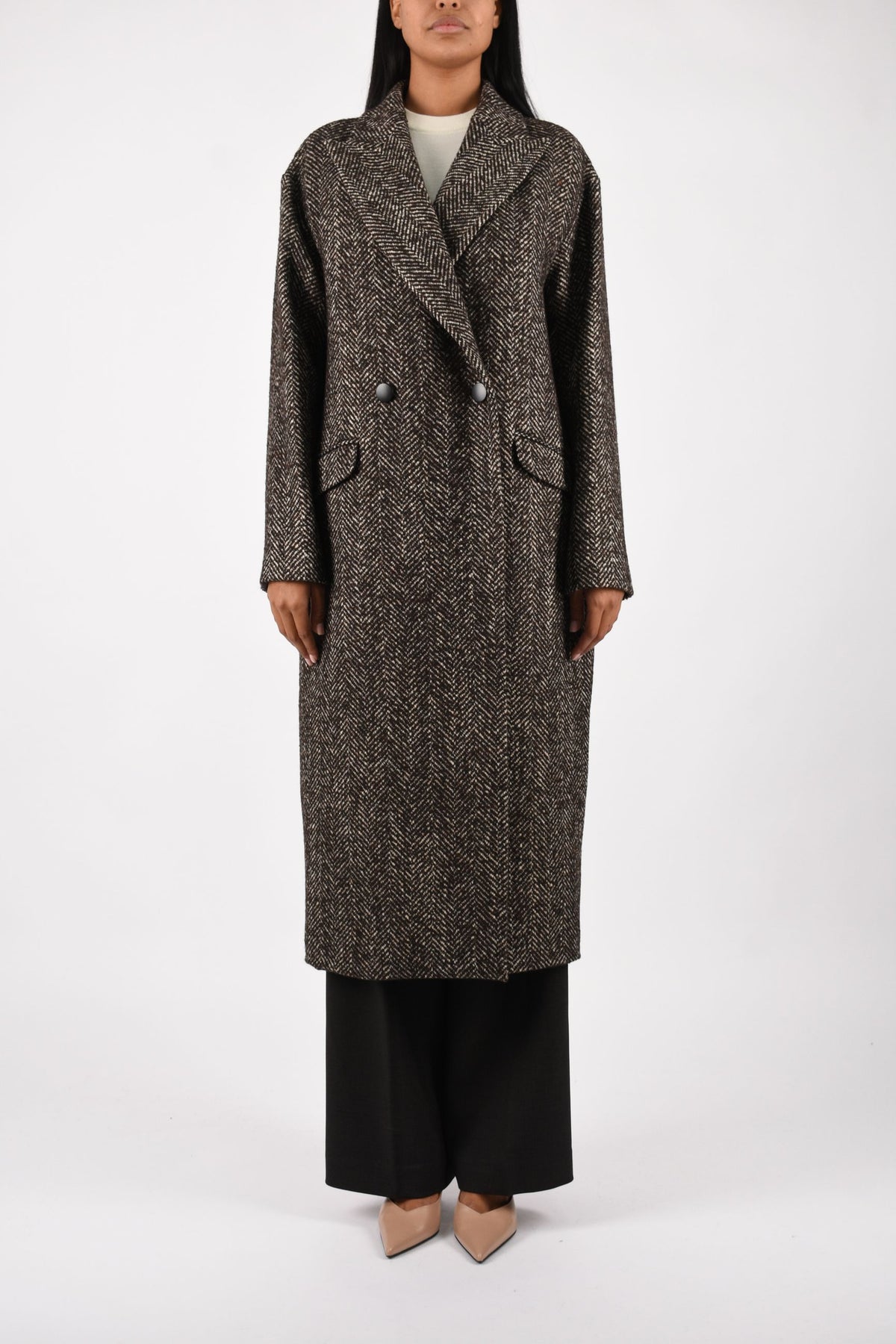 Cappotto Doppiopetto In Lana LINDEIN340218