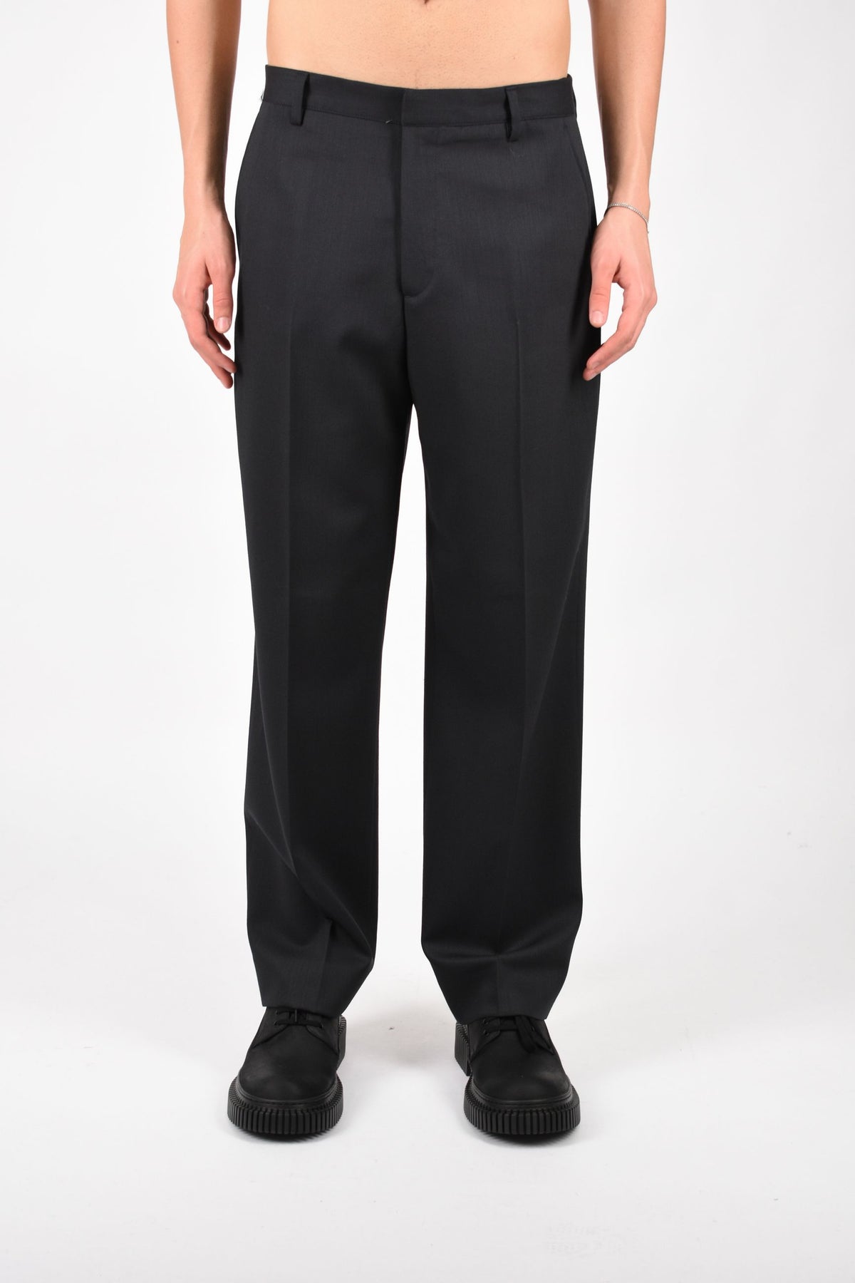 Pantaloni Alain in fresco lana 26F14