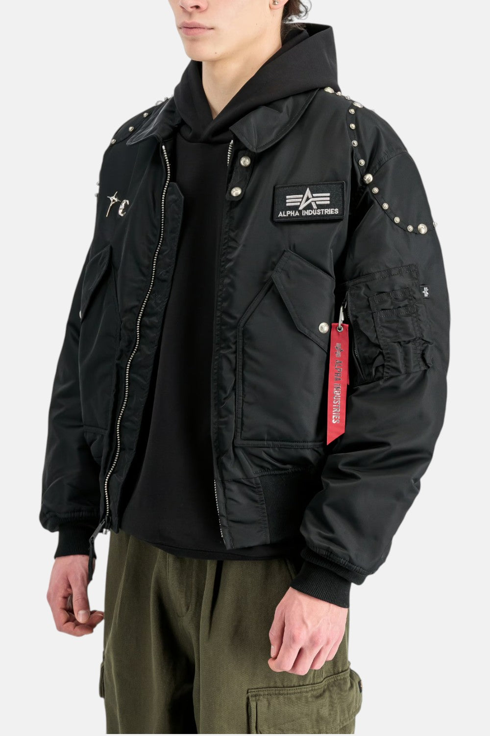 bomber thug club x alpha industries