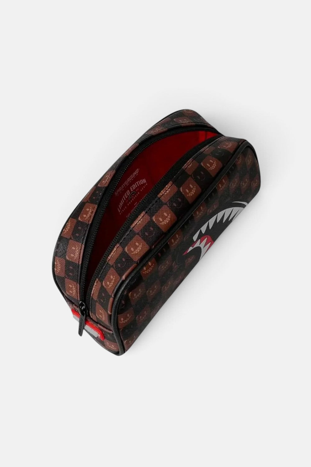 Pouch sharks in paris wtf bubble brown check 910B9303NSZ