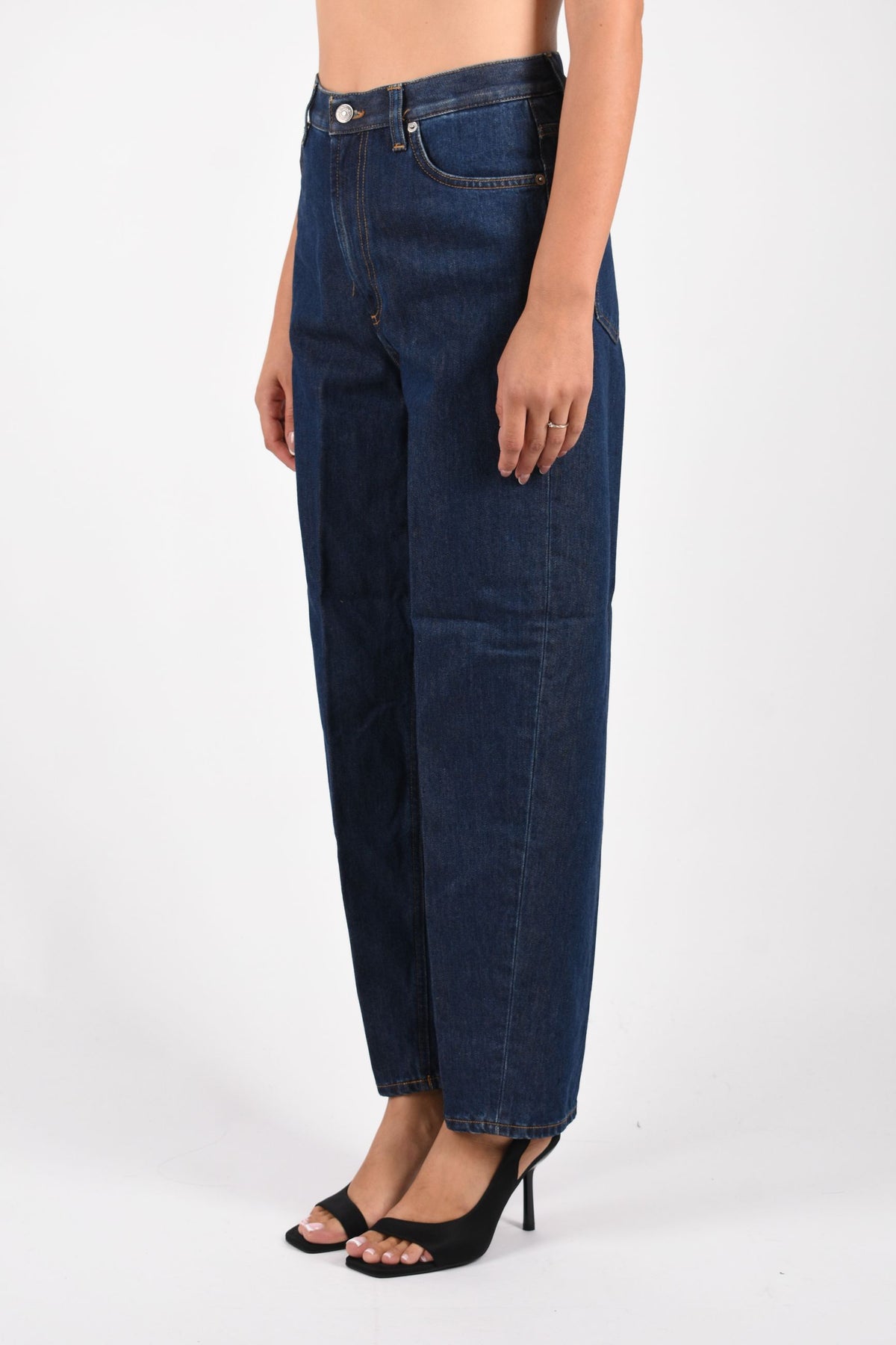 Jeans Bessie loose in denim fisso DP784DFK336DJ50