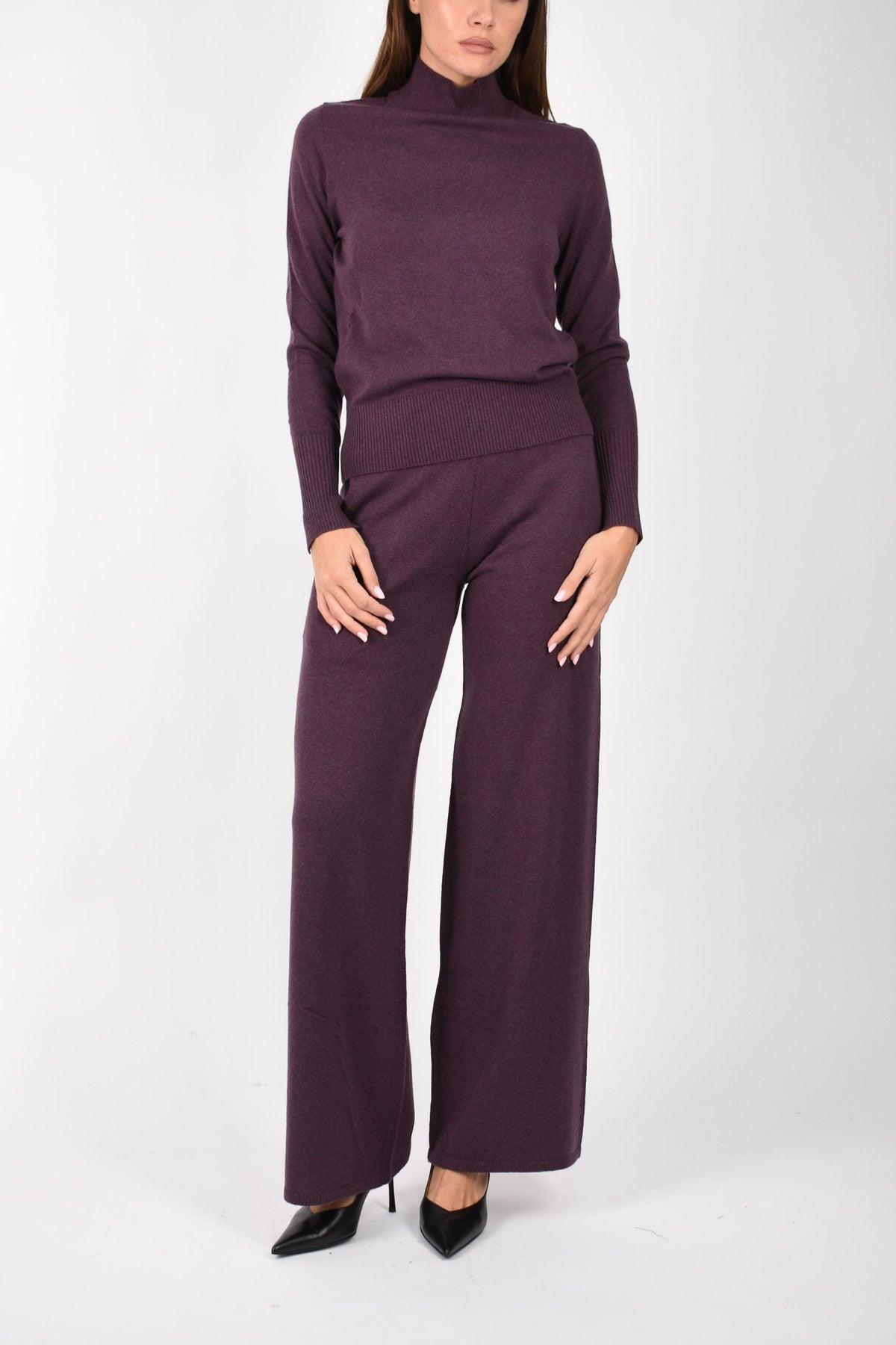 PANTALONI IN LANA E CASHMERE 107208A3G1