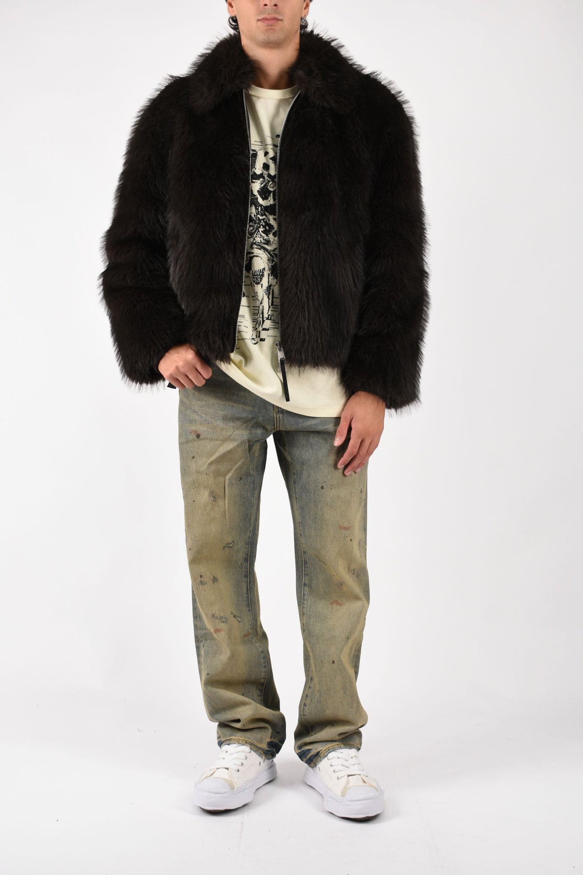 Giubbino Faux Fur Shawl