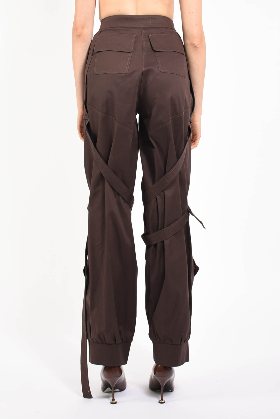 pantaloni baggy in cotone