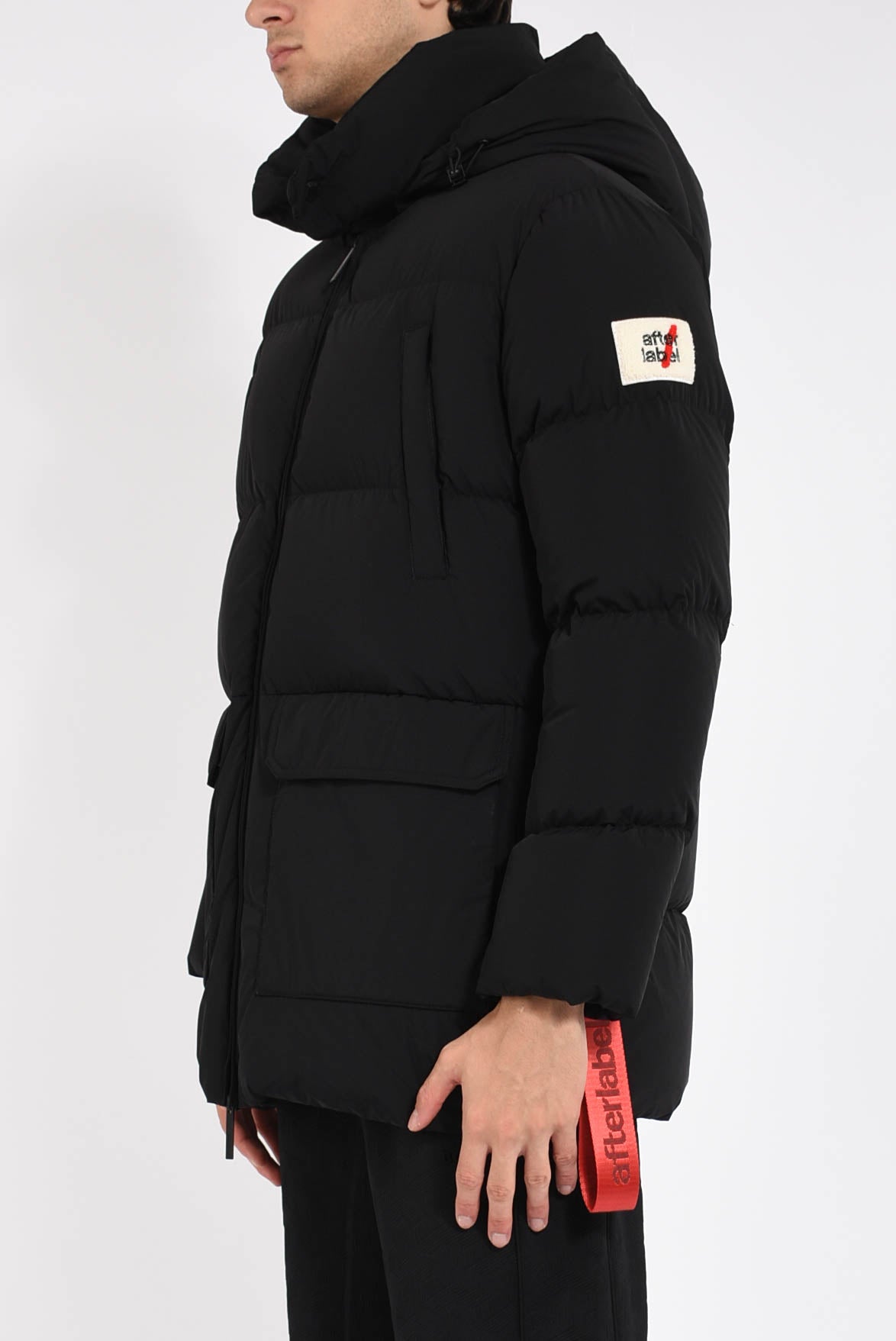 Piumino lungo vancouver in nylon strech opaco