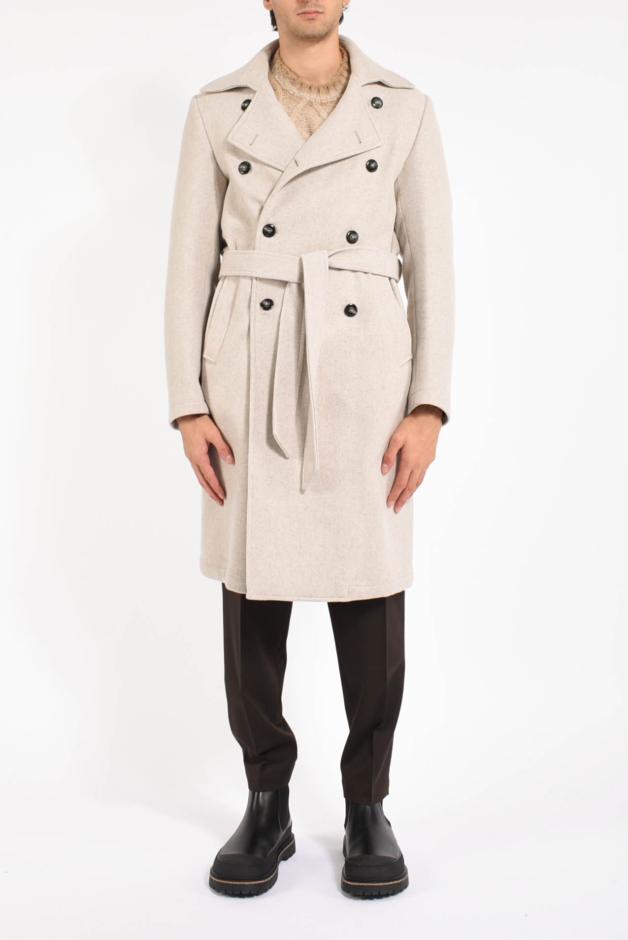 Cappotto in misto lana