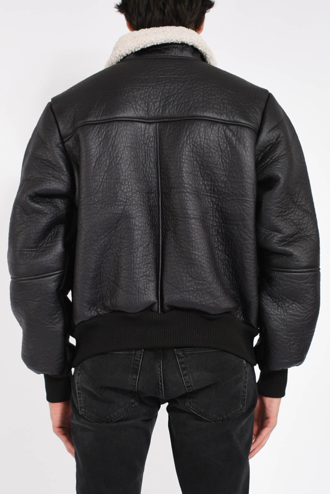Bomber B15 in pelle sintetica