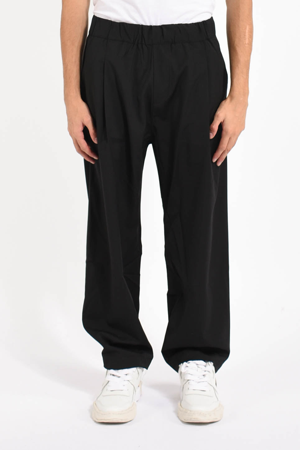 Pantaloni in misto lana