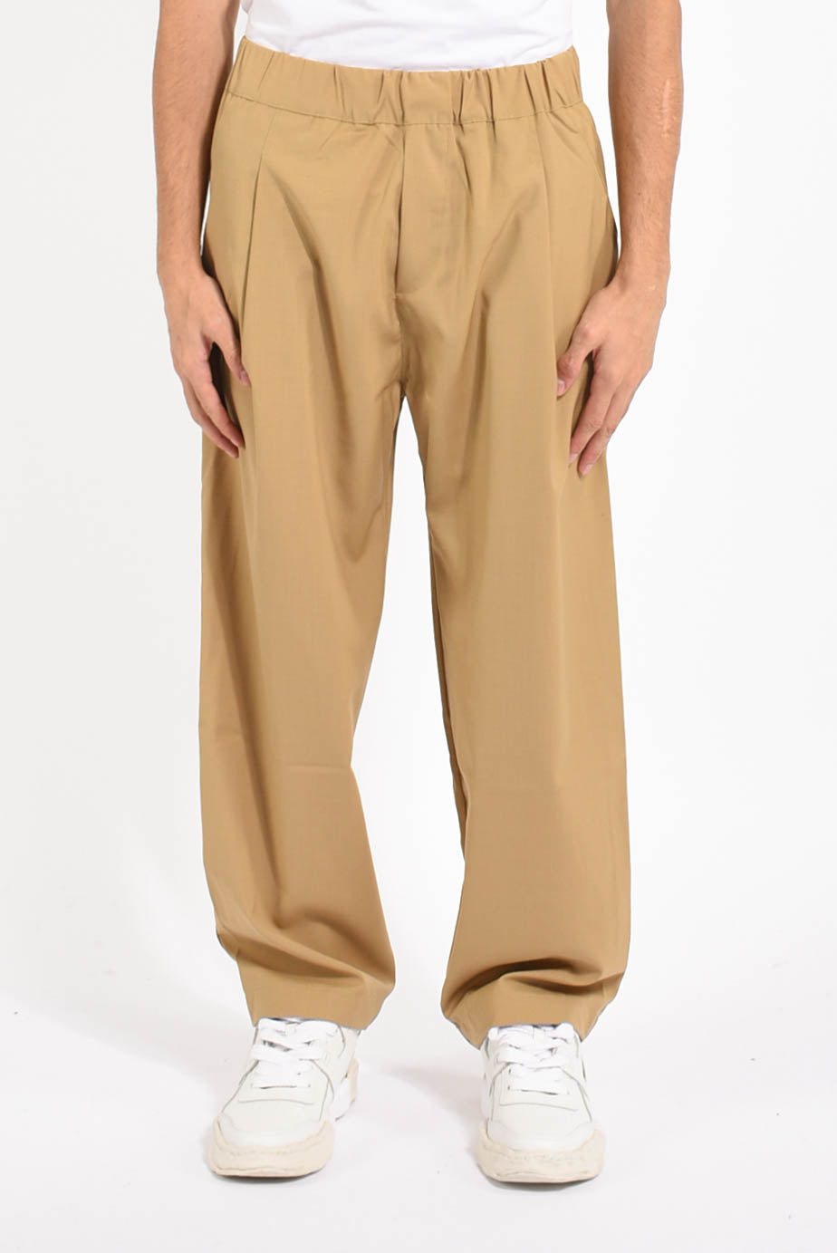 Pantaloni in misto lana