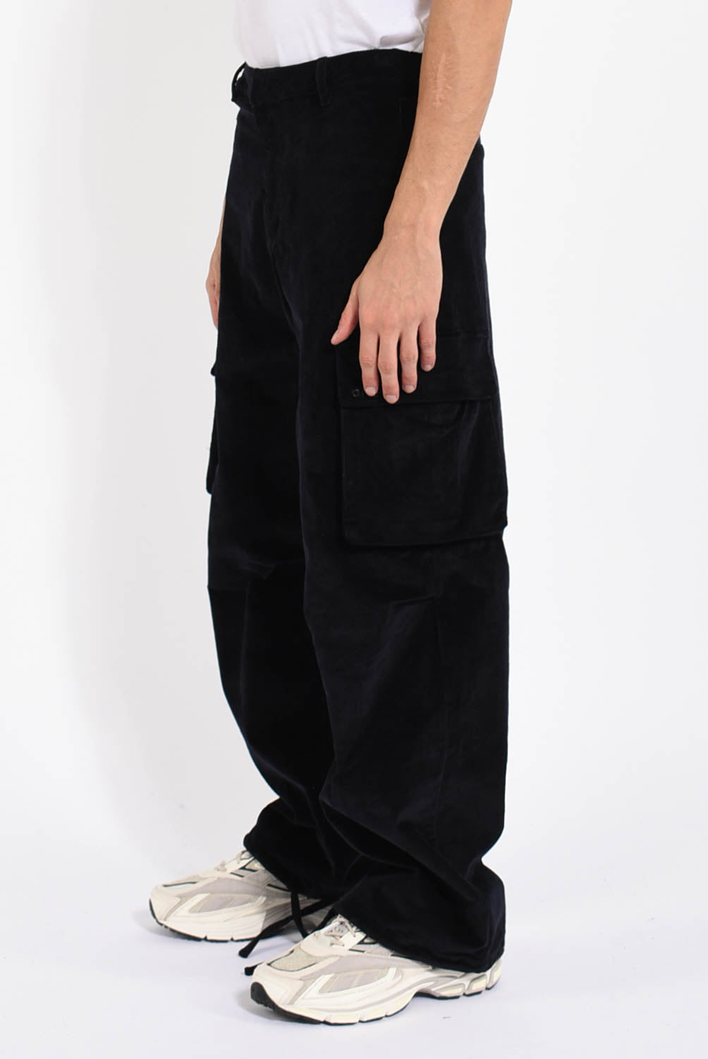 Pantaloni corduroy cargo