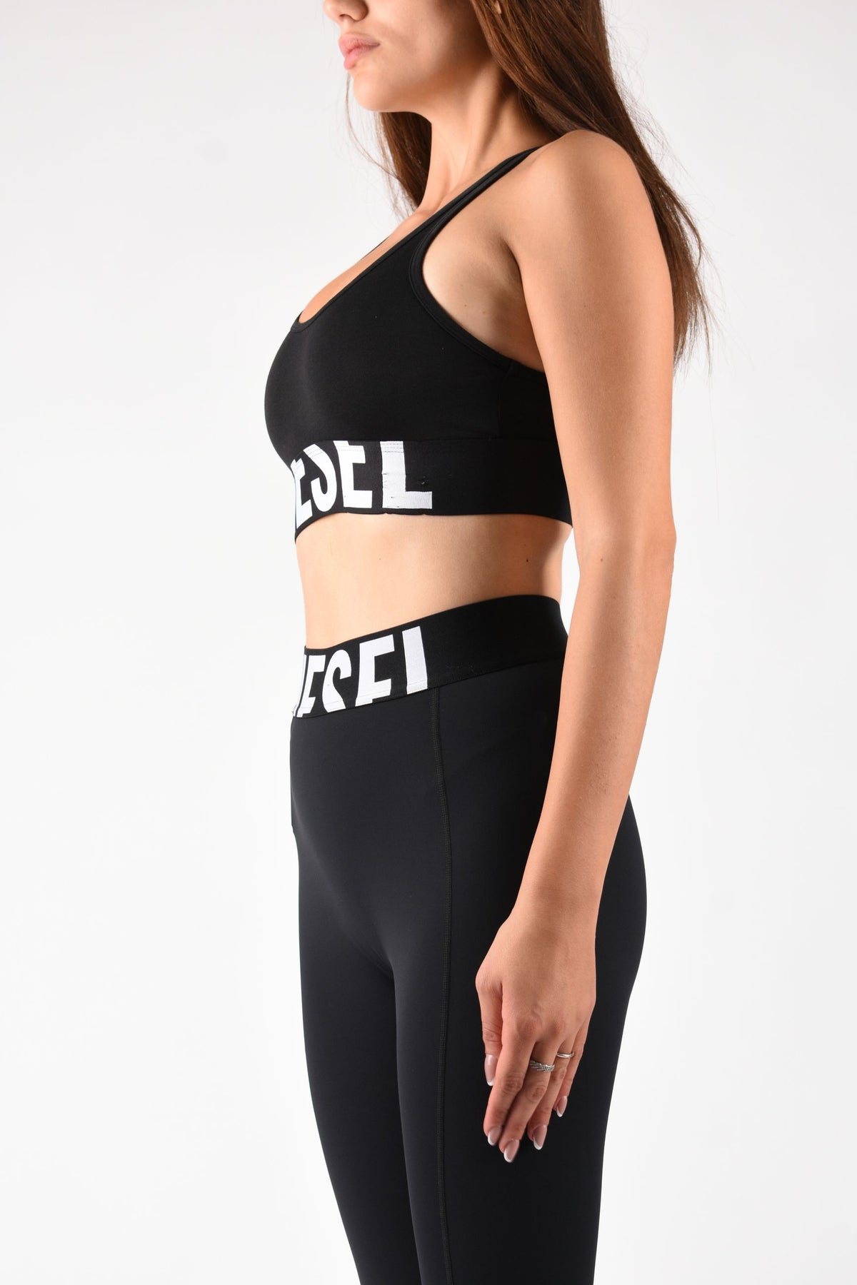 Bralette con fascia logata USFB COTTON RACE A145910HMAU