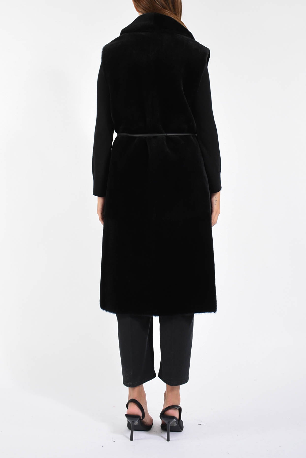 gilet lungo merino straight volpe