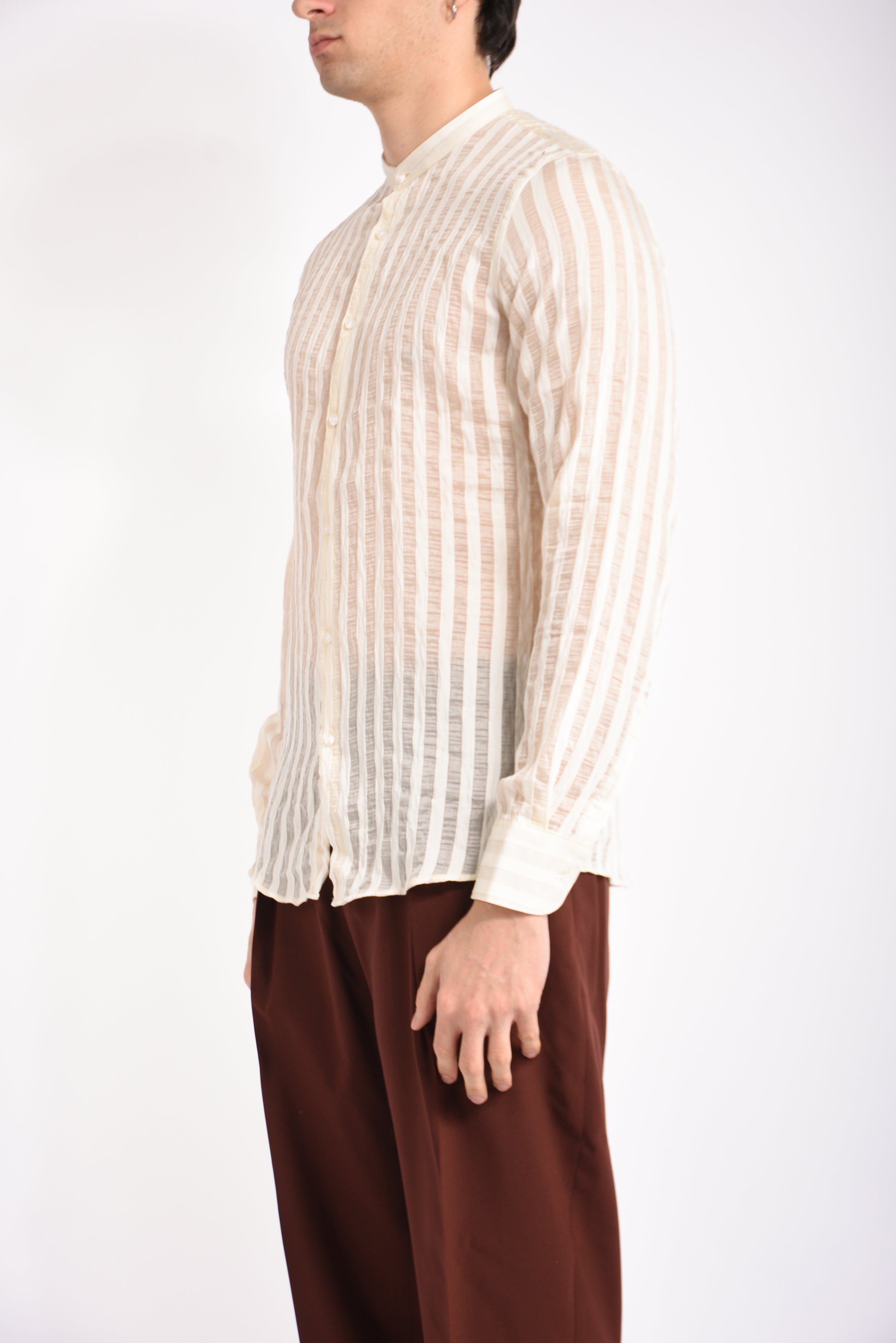 Camicia coreana in viscosa