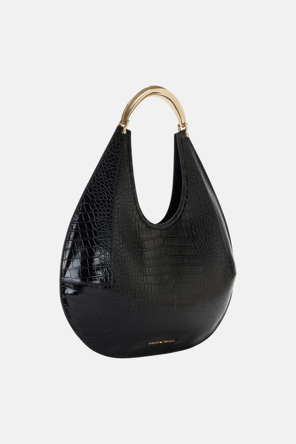 borsa a mano grande con manico gioiello