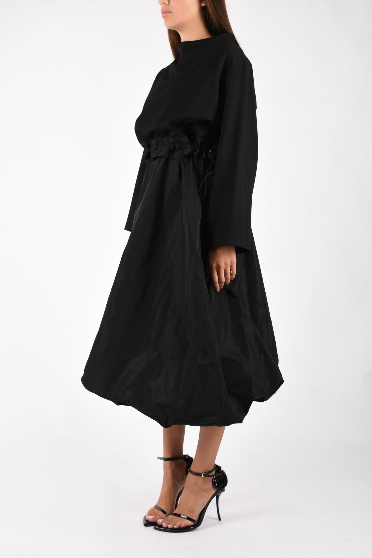 ABITO LUNGO IN TAFFETA M6FB06