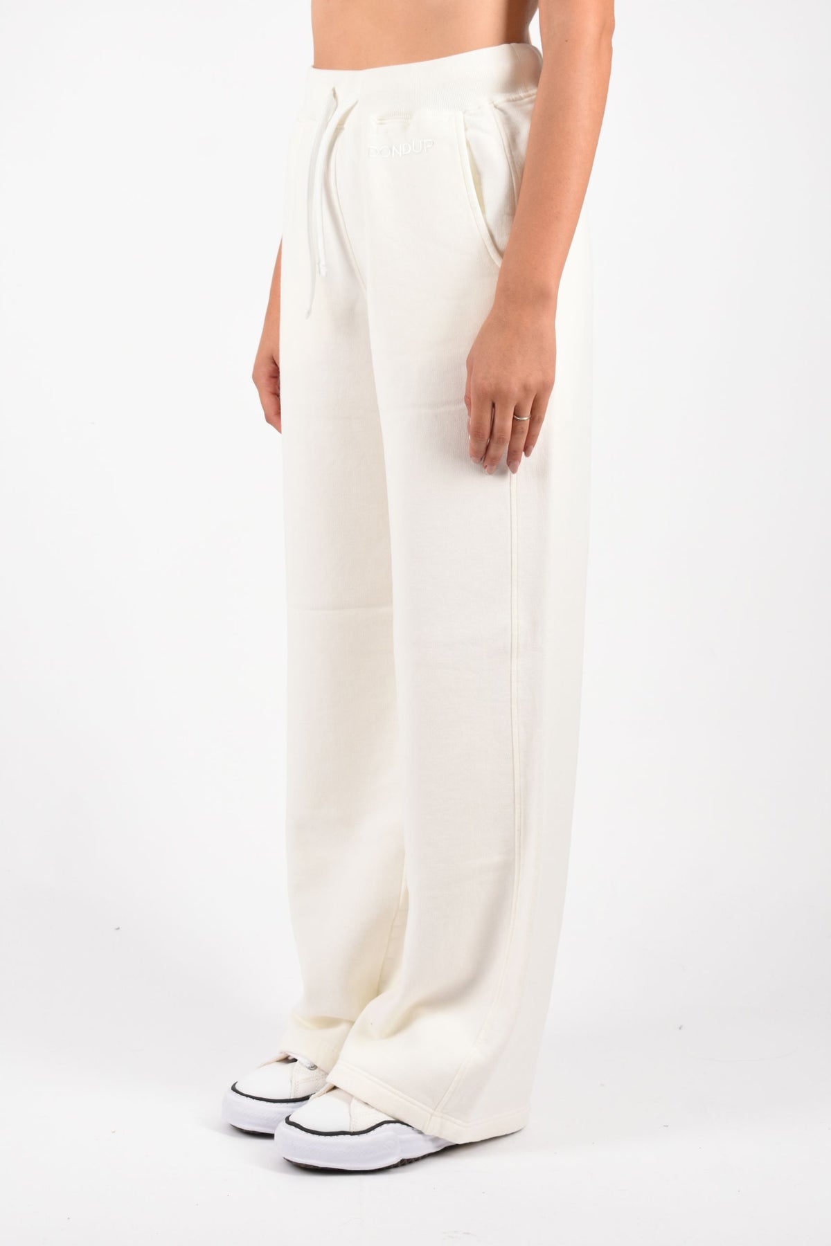 Pantaloni wide leg in felpa DP897KF0254DNA9