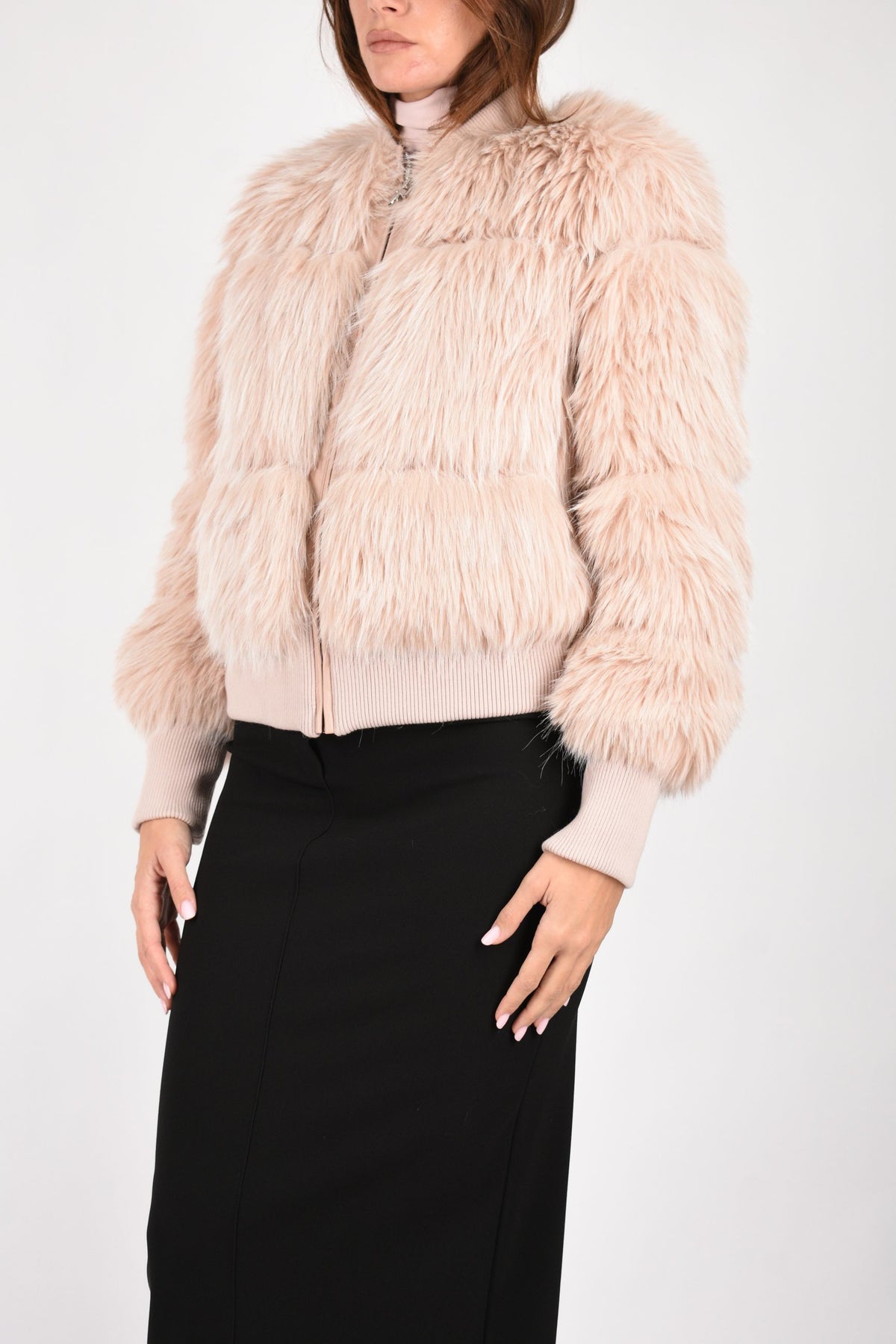 Giubbotto bomber fluffy 8O0013E0002