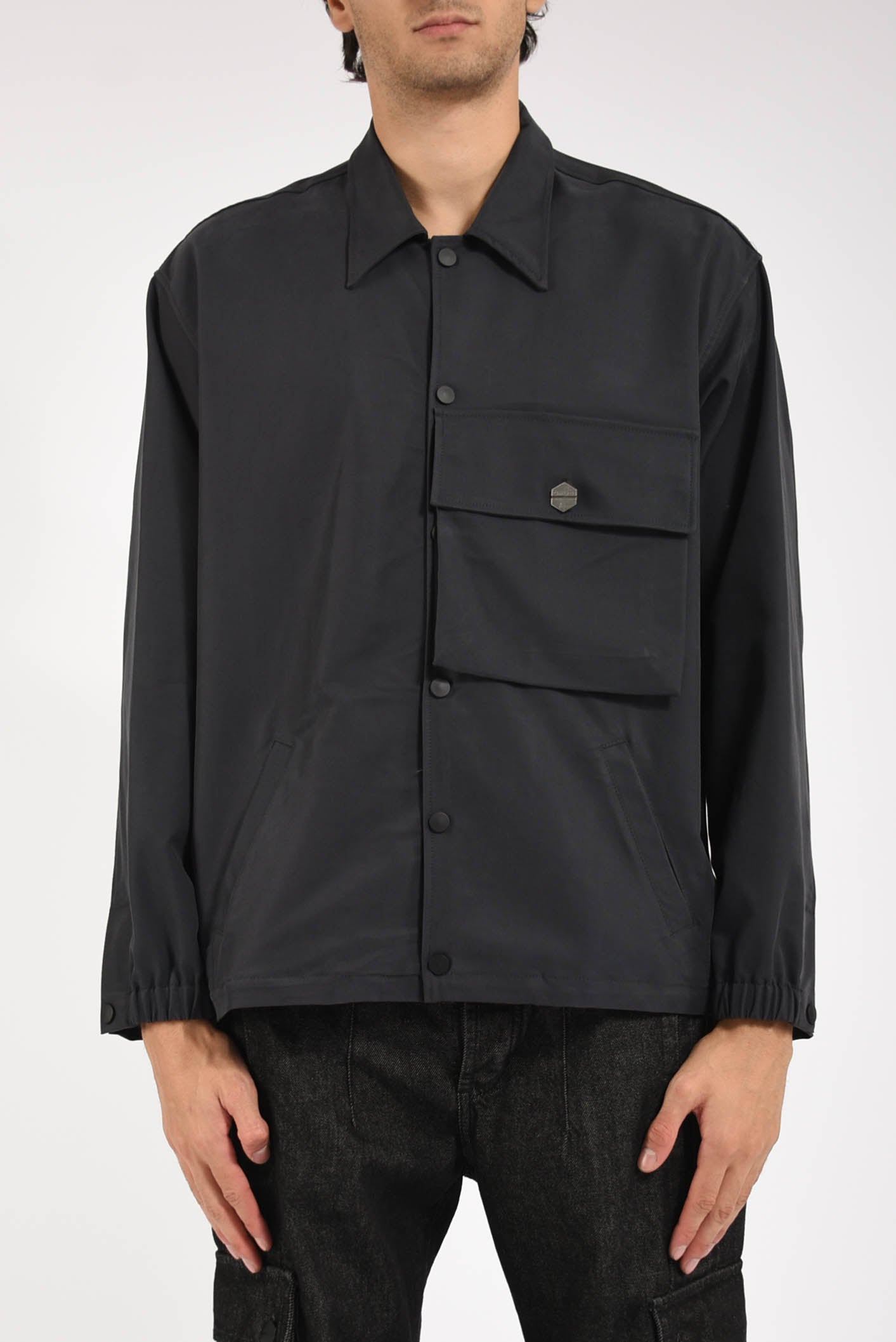 Overshirt in viscosa