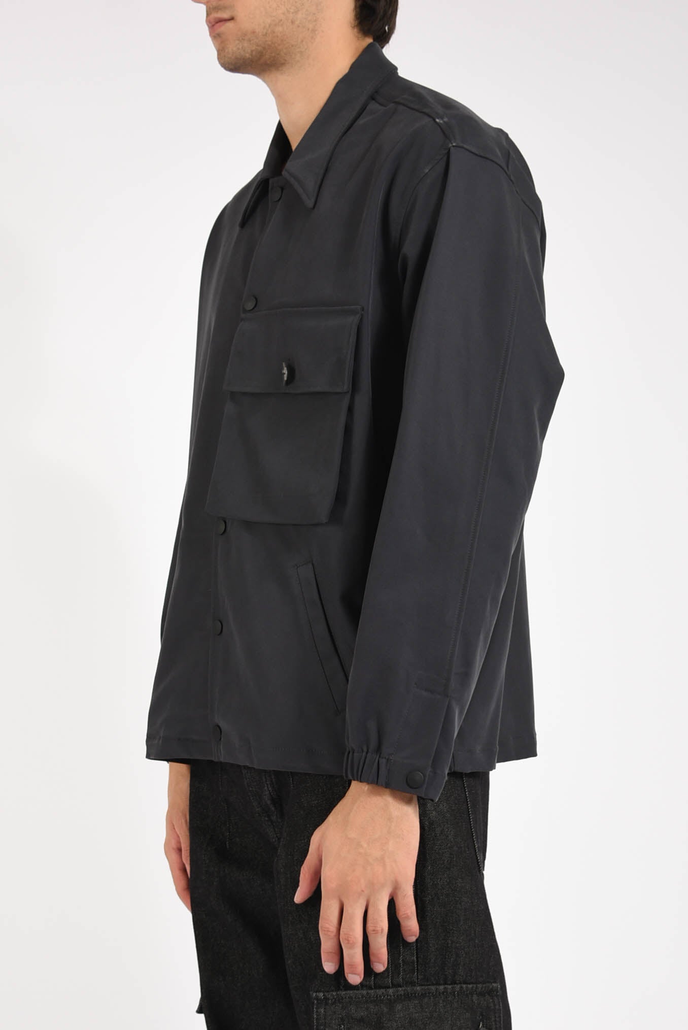 Overshirt in viscosa