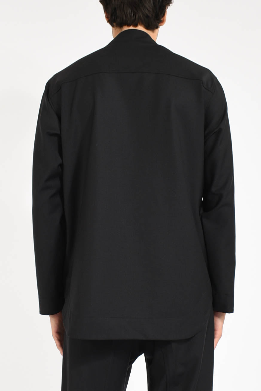 Overshirt in misto lana