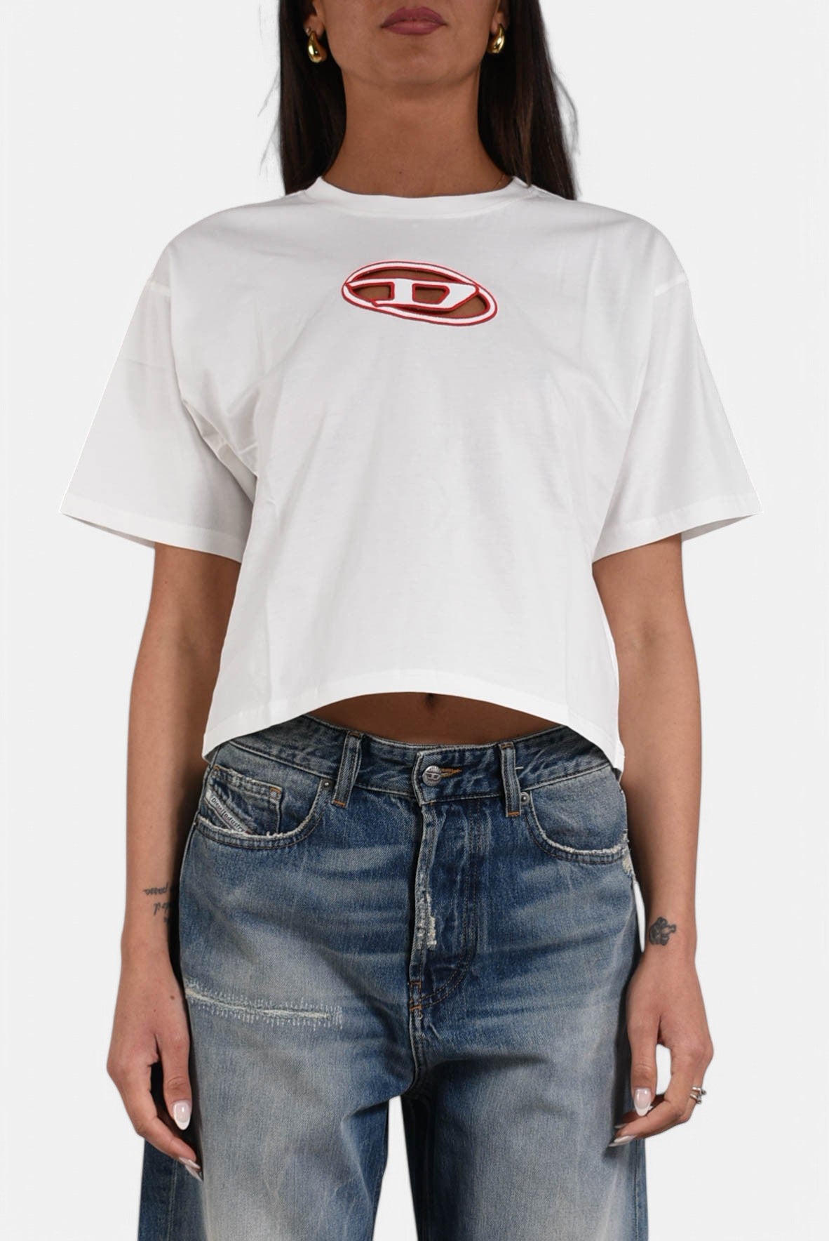 t-shirt cropped t-buxt