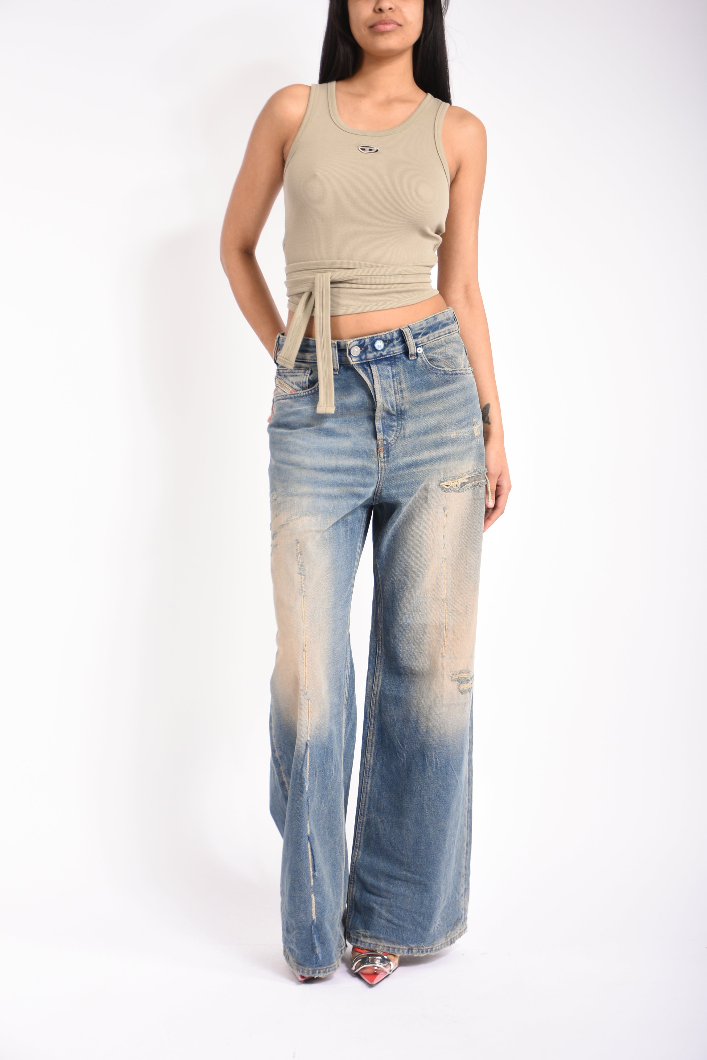 jeans a vita bassa 1996 d-sire l.32