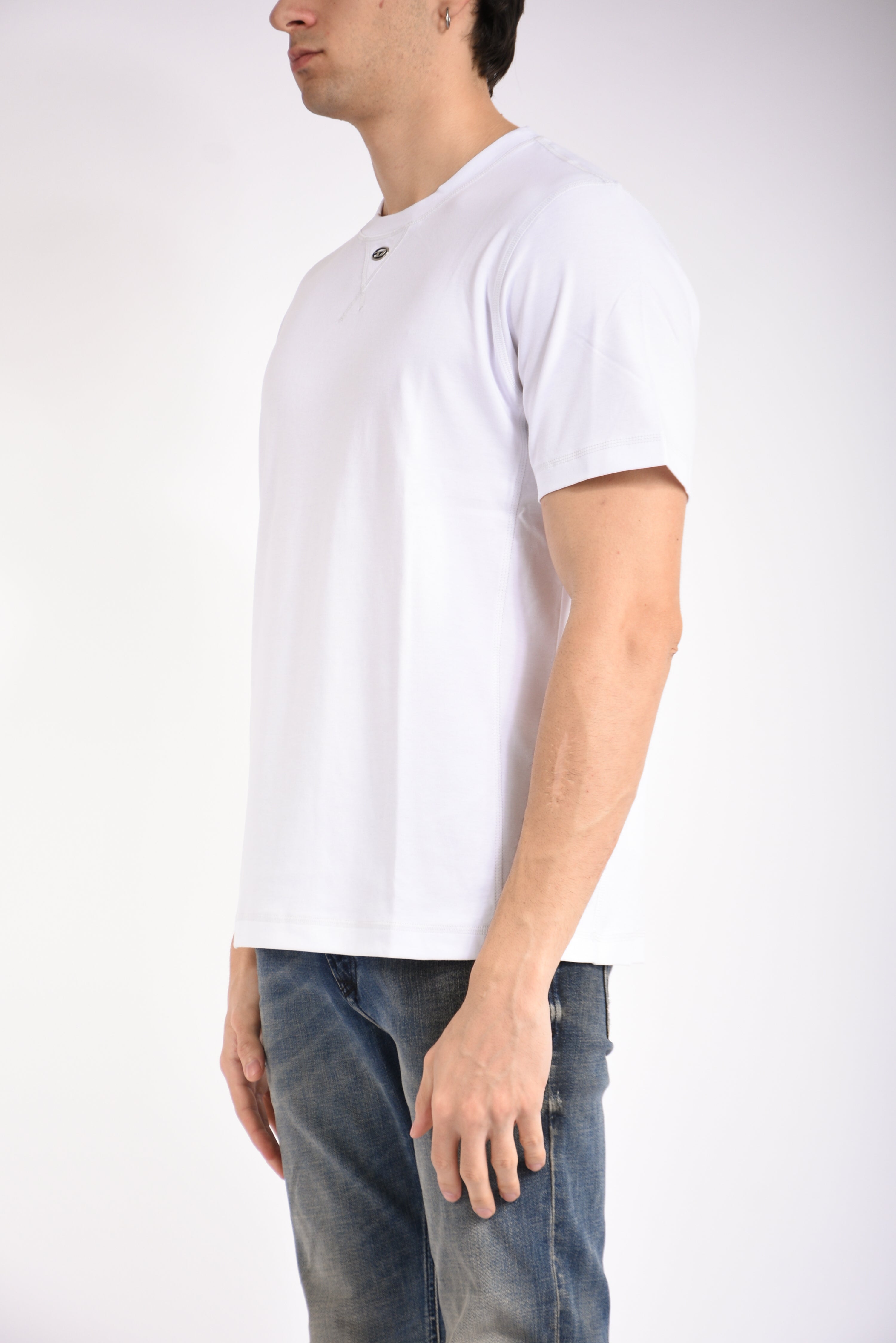 T-shirt con logo Oval D