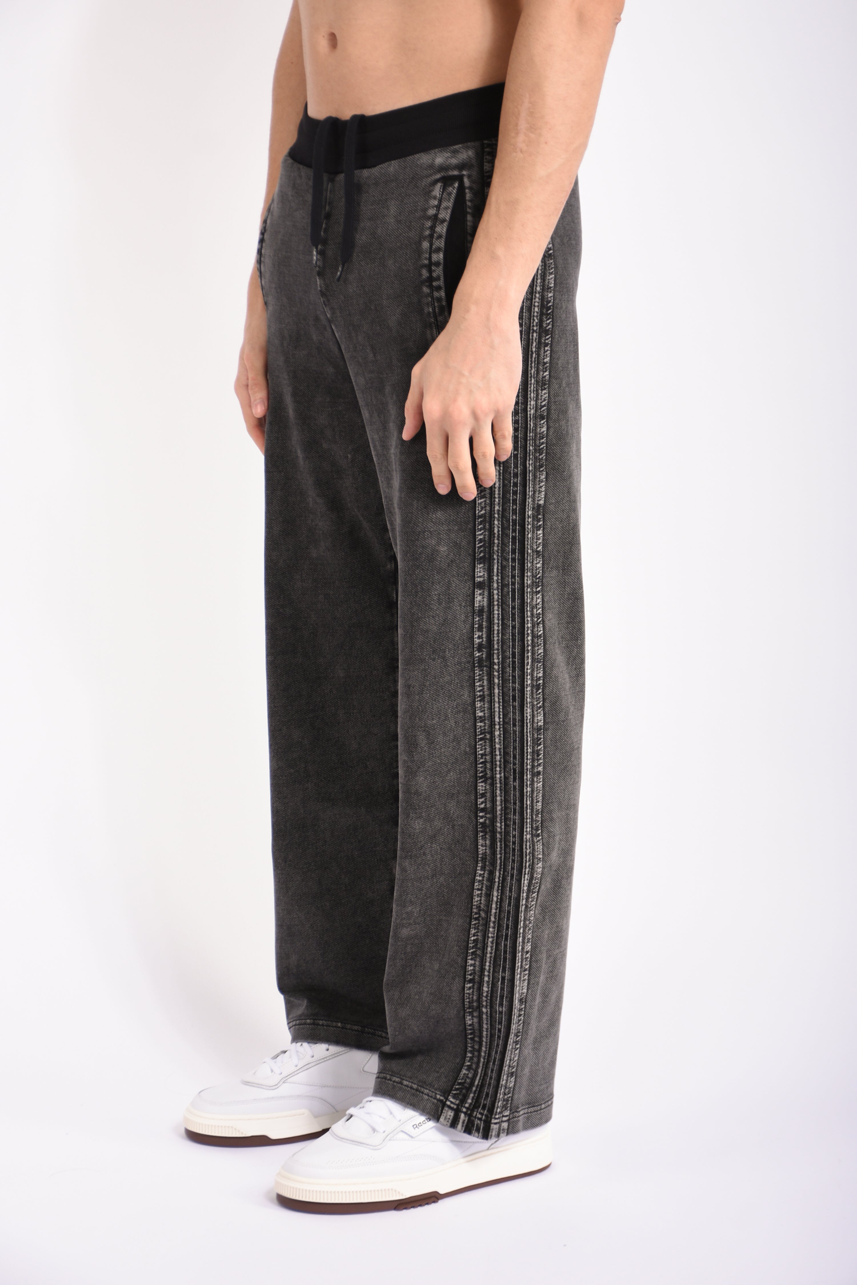 Pantaloni in tuta effetto denim