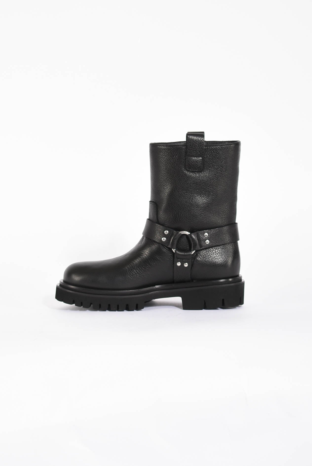 stivali Biker in pelle