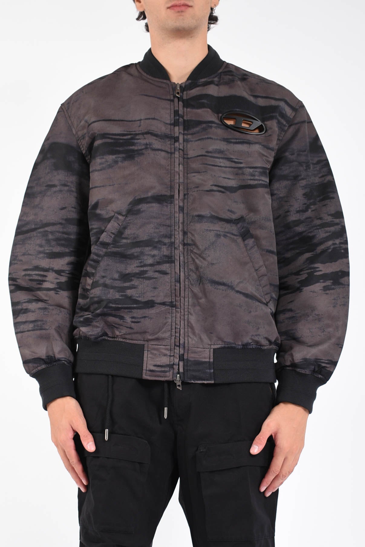 bomber in raso stampato j-kepes-dlbz