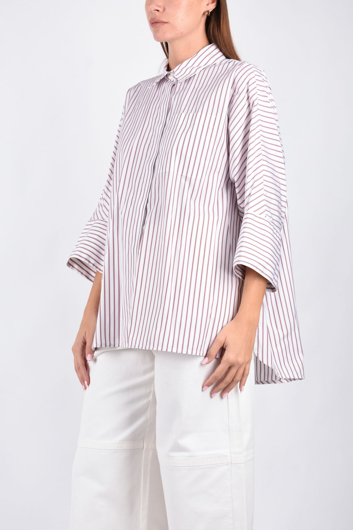 Camicia in cotone a righe SMMAVENUE 2629196021600
