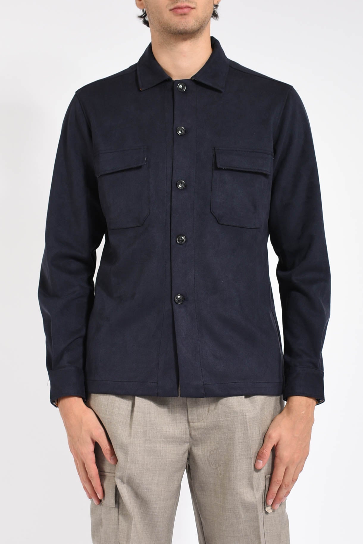 Overshirt effetto dainetto