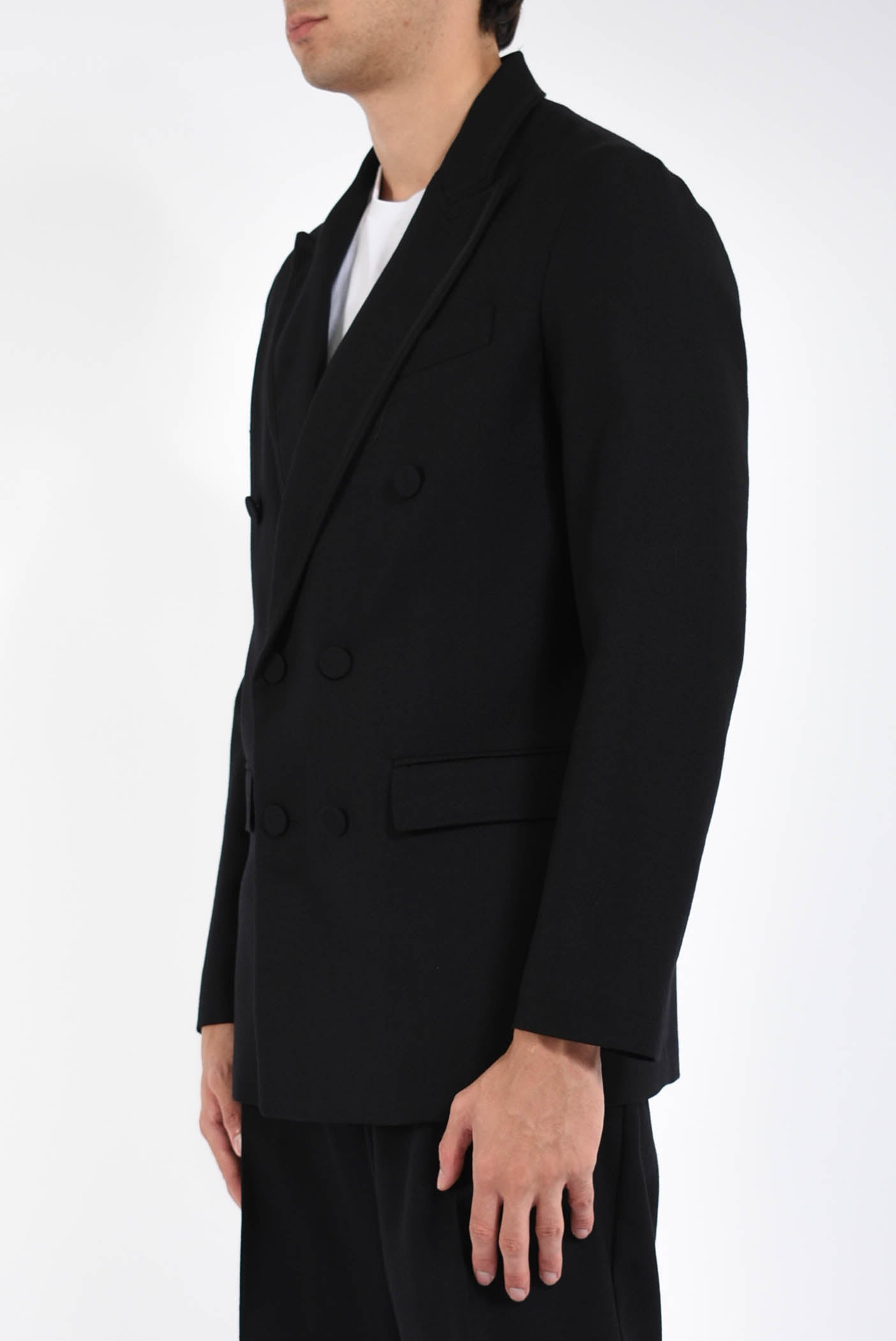 giacca doppiopetto in lana