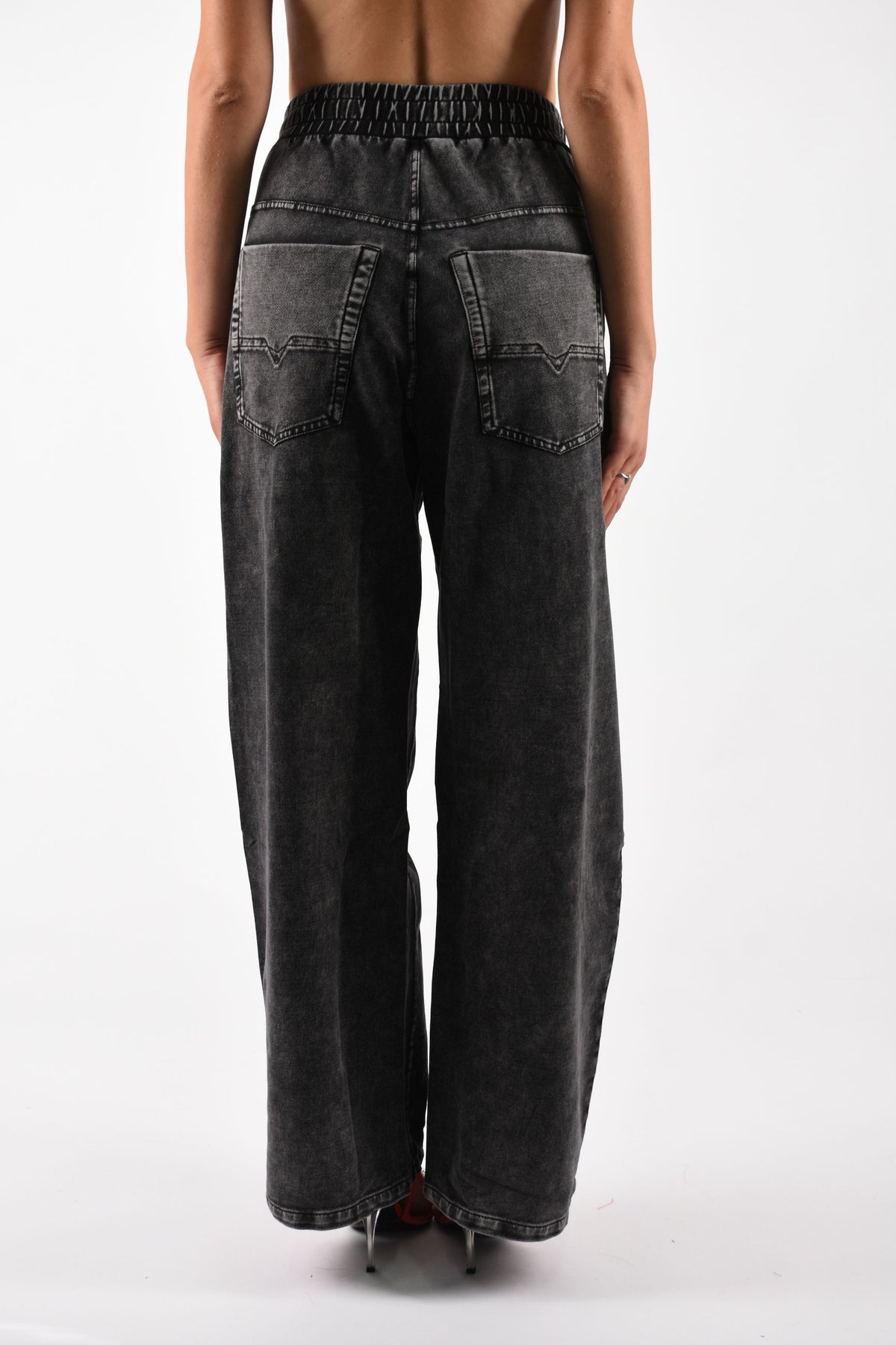 Pantaloni da tuta effetto denim P-STUKY A240690EFBJ