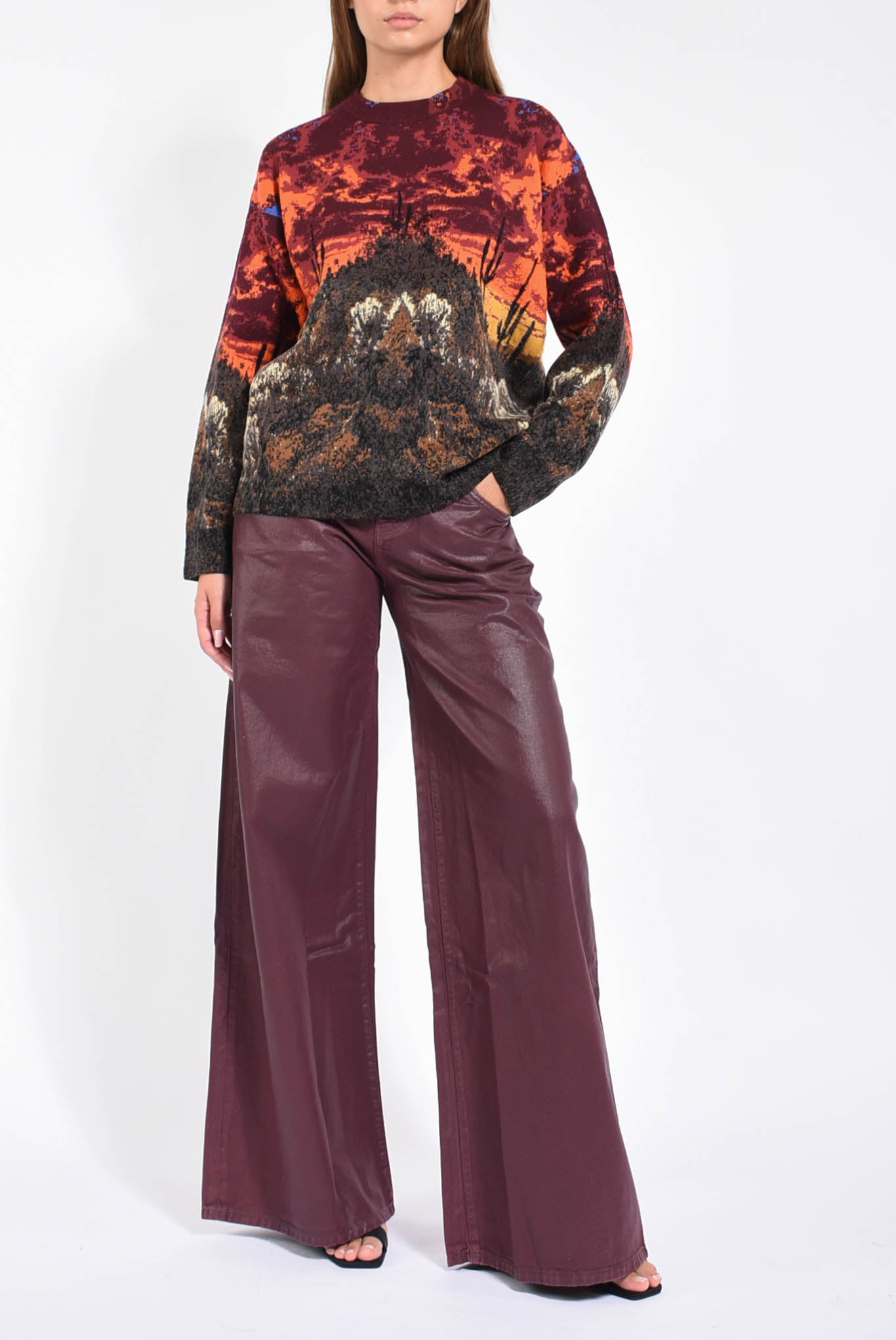 maglia jacquard oniric desert