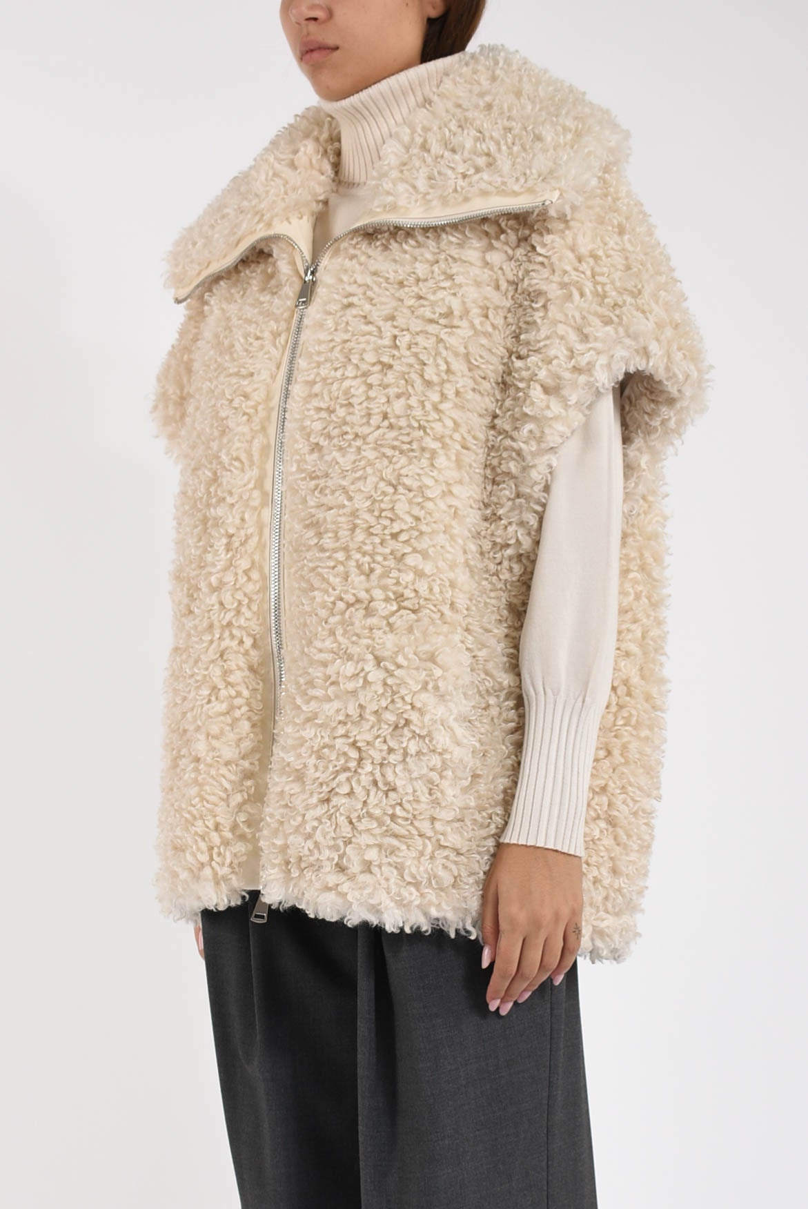 gilet in ecofur
