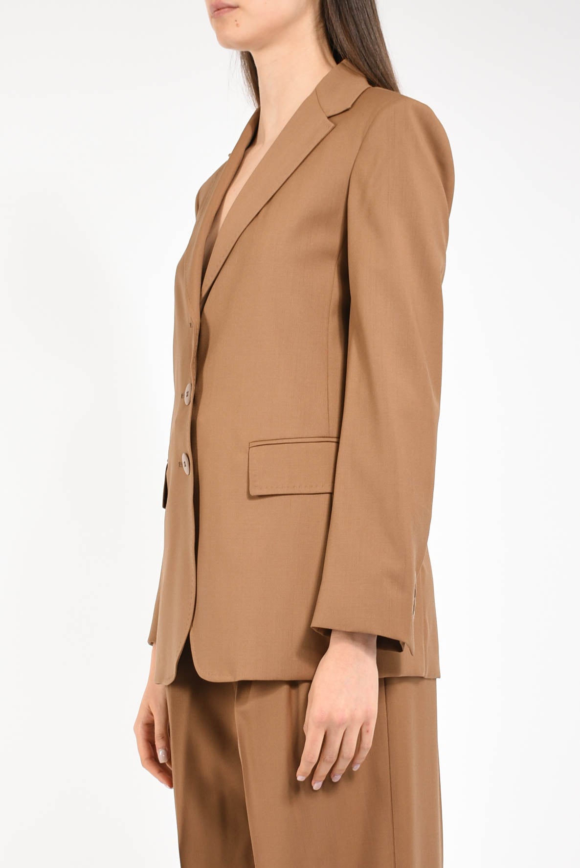 giacca in tela di lana nice