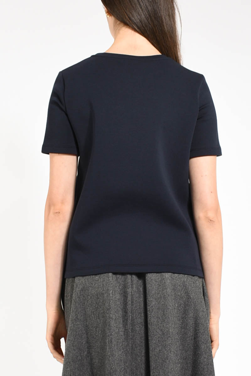 t-shirt in jersey scuba modello tubo