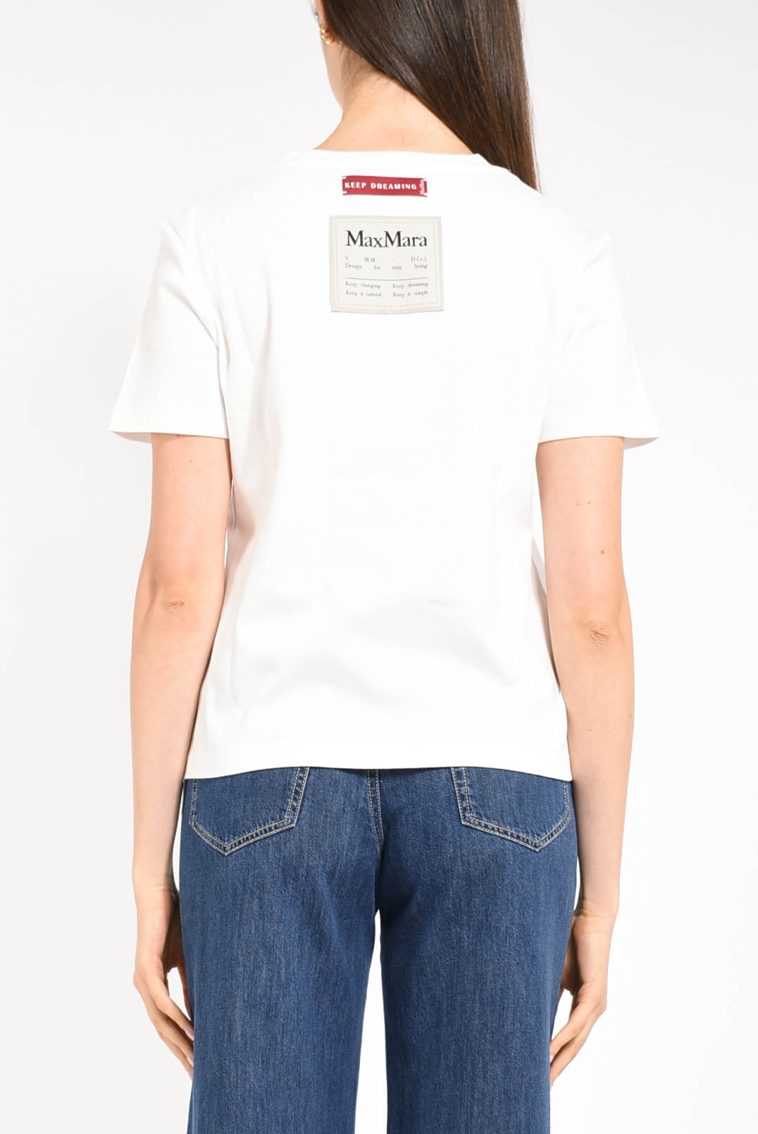 t-shirt in cotone modello gemma