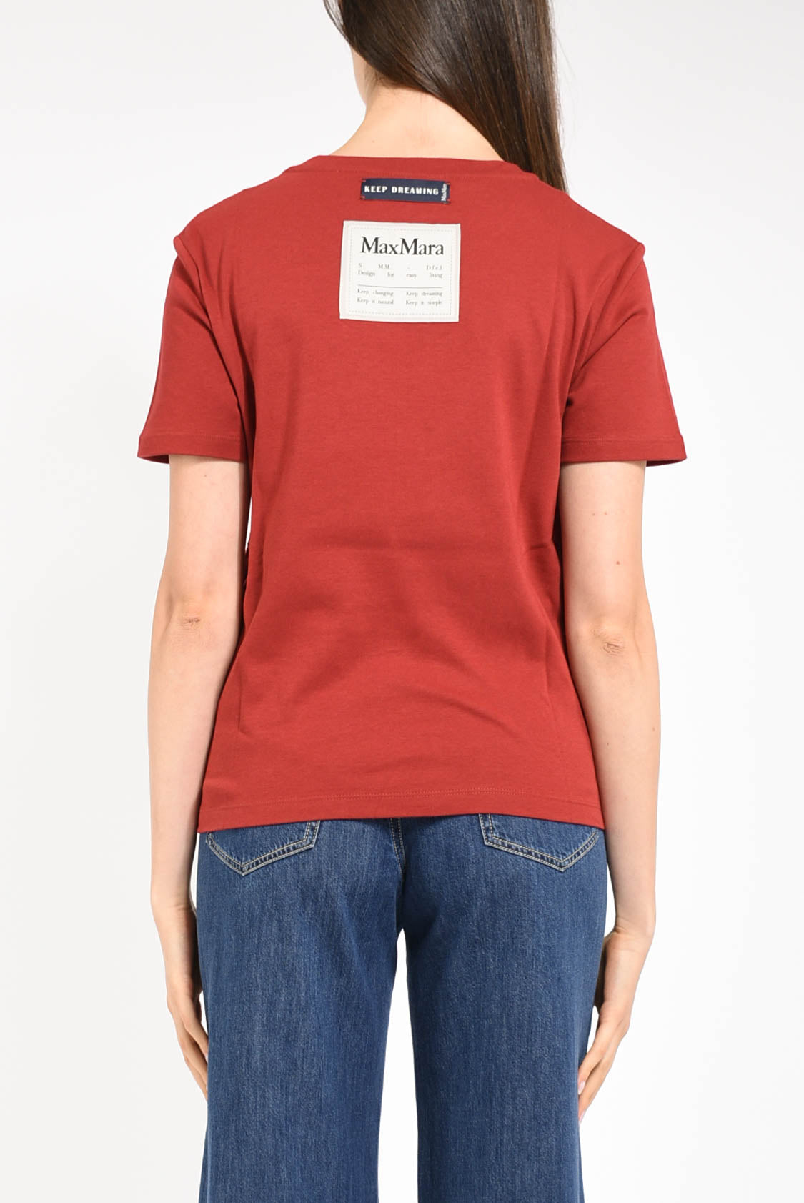 t-shirt in cotone modello gemma