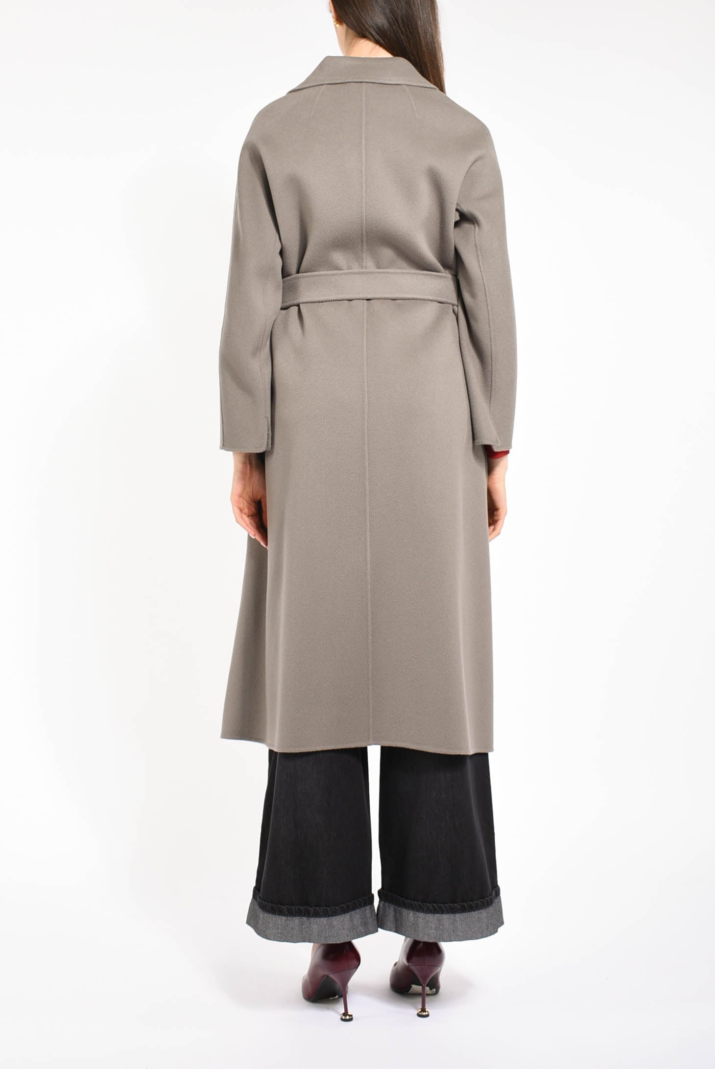 cappotto midi in lana modello esturia