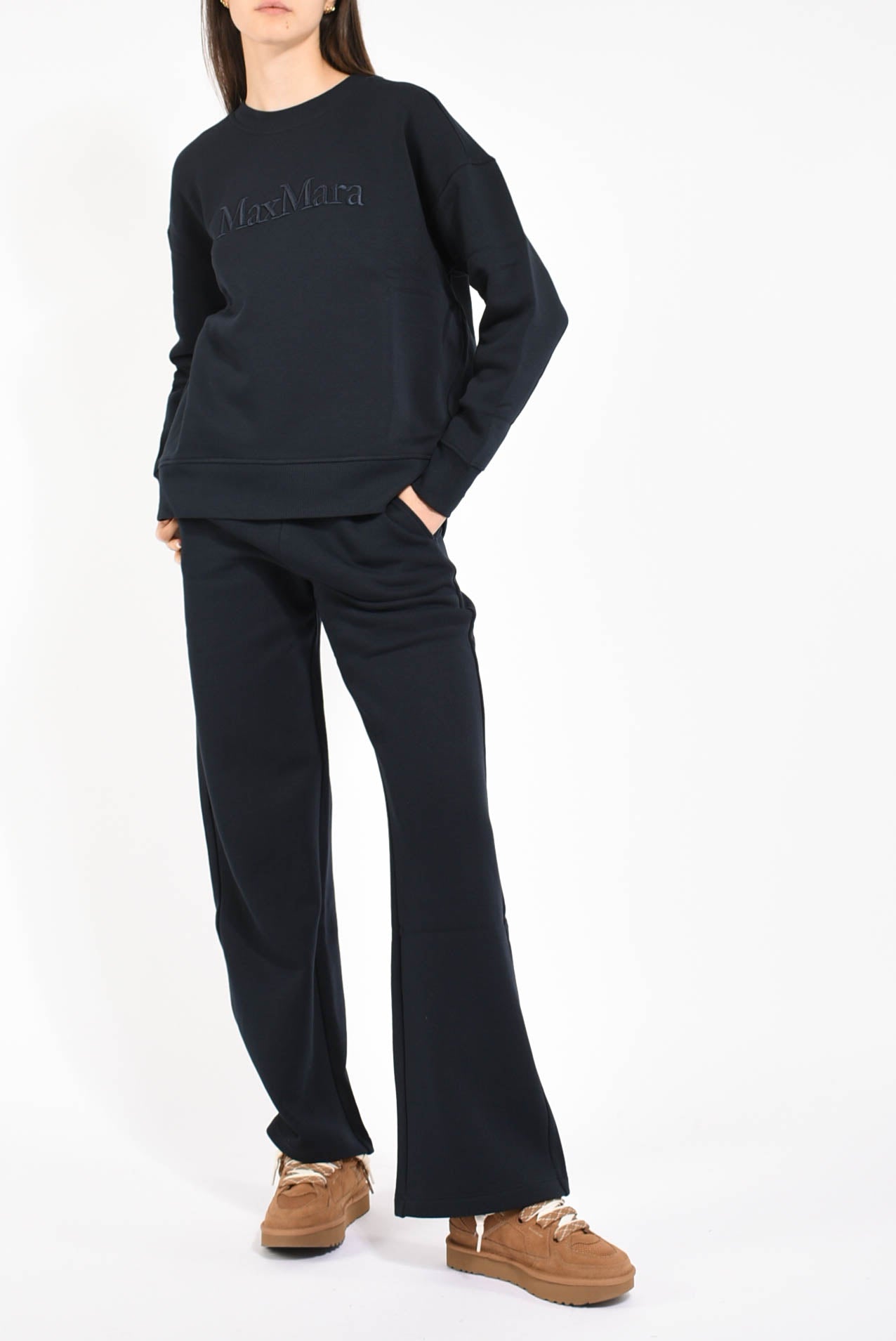 pantaloni in jersey modello pompeo