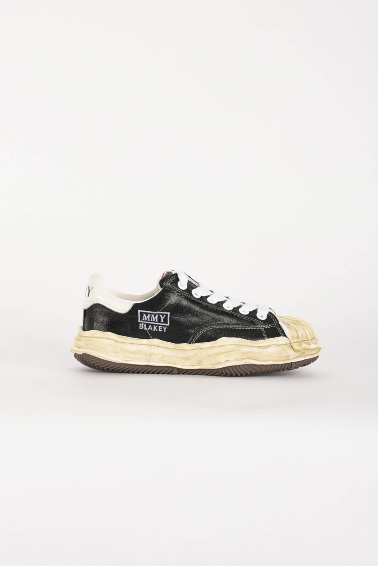 Sneakers blakey in pelle metalizzata