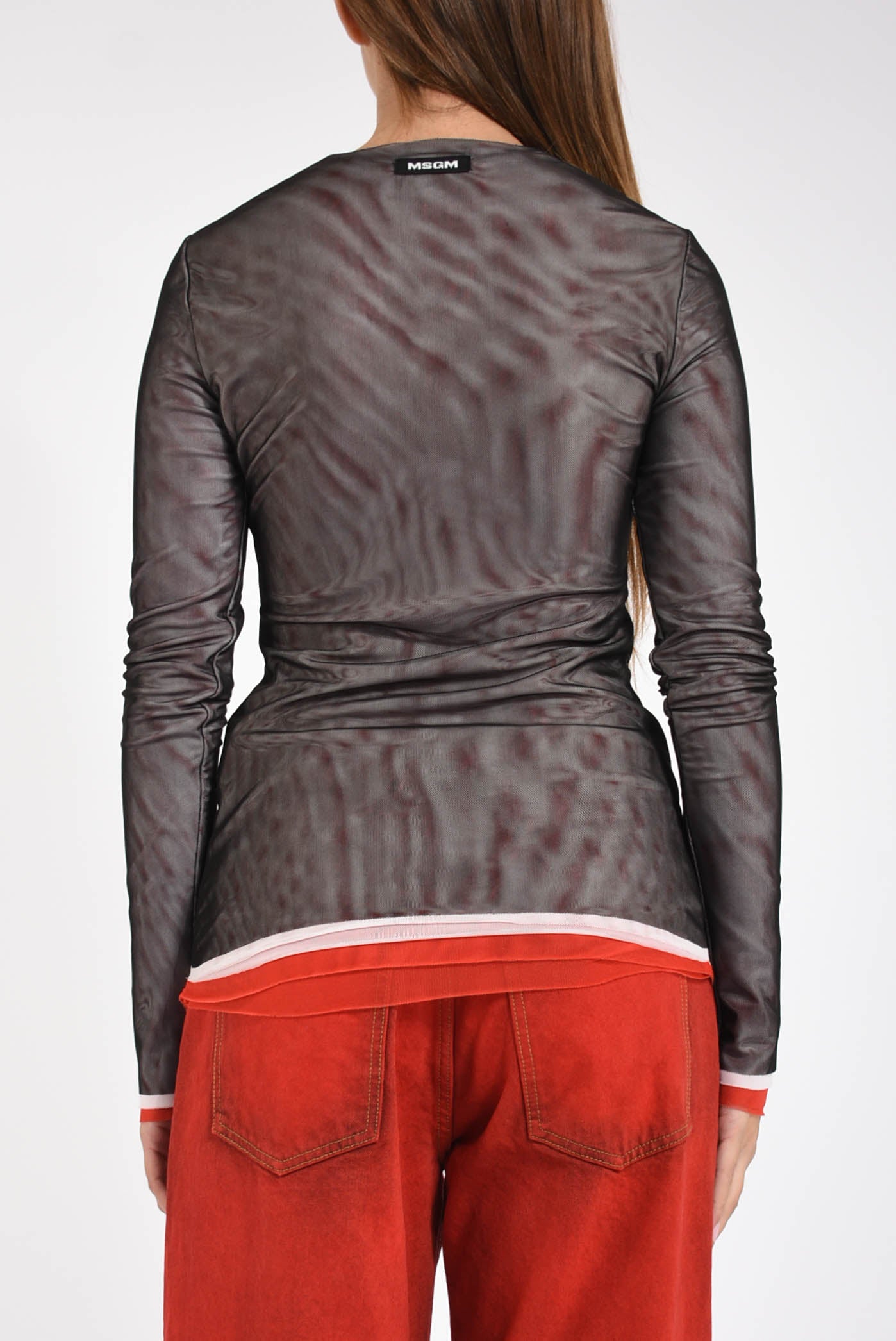 maglia a rete trasparente