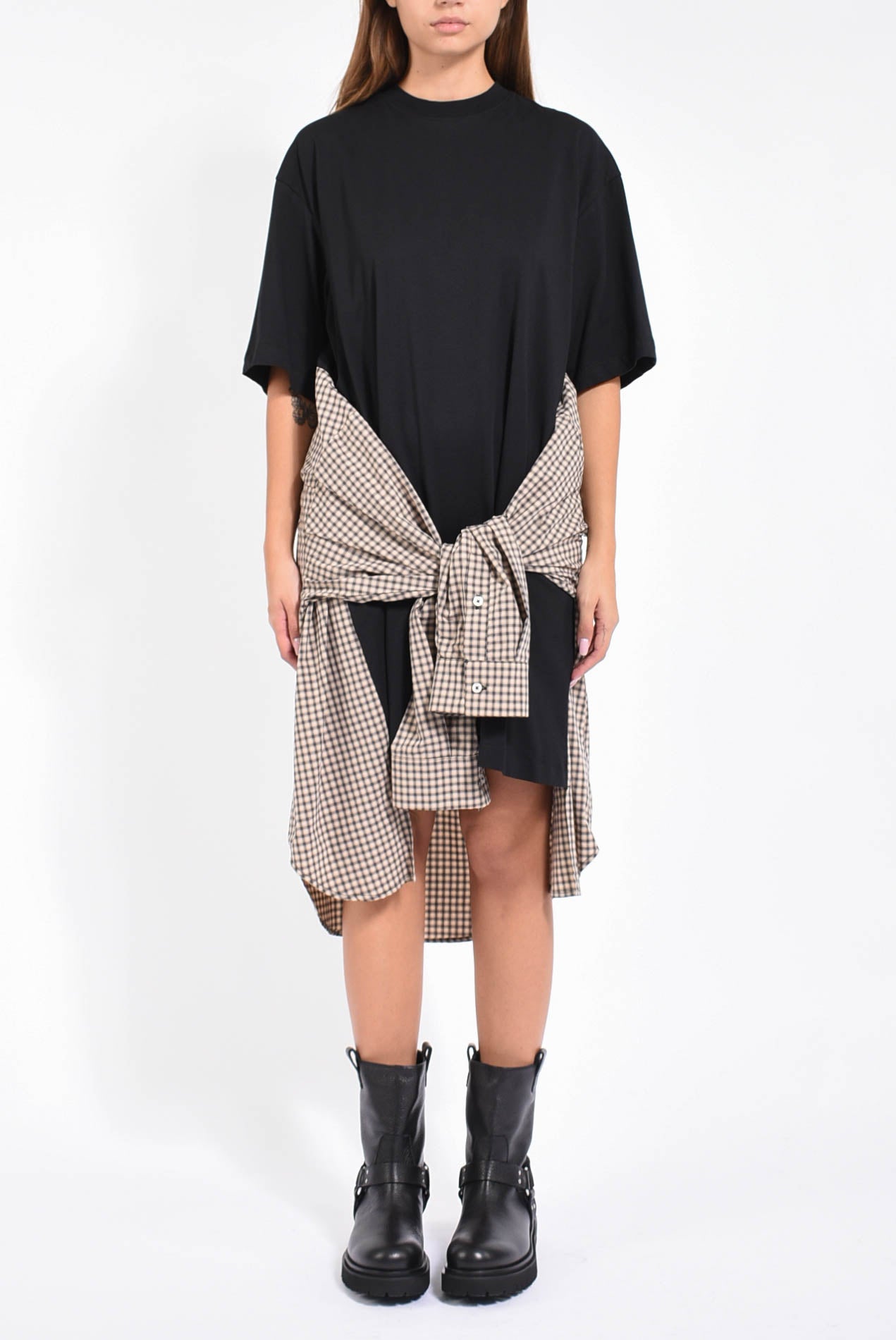 abito mini in cotone