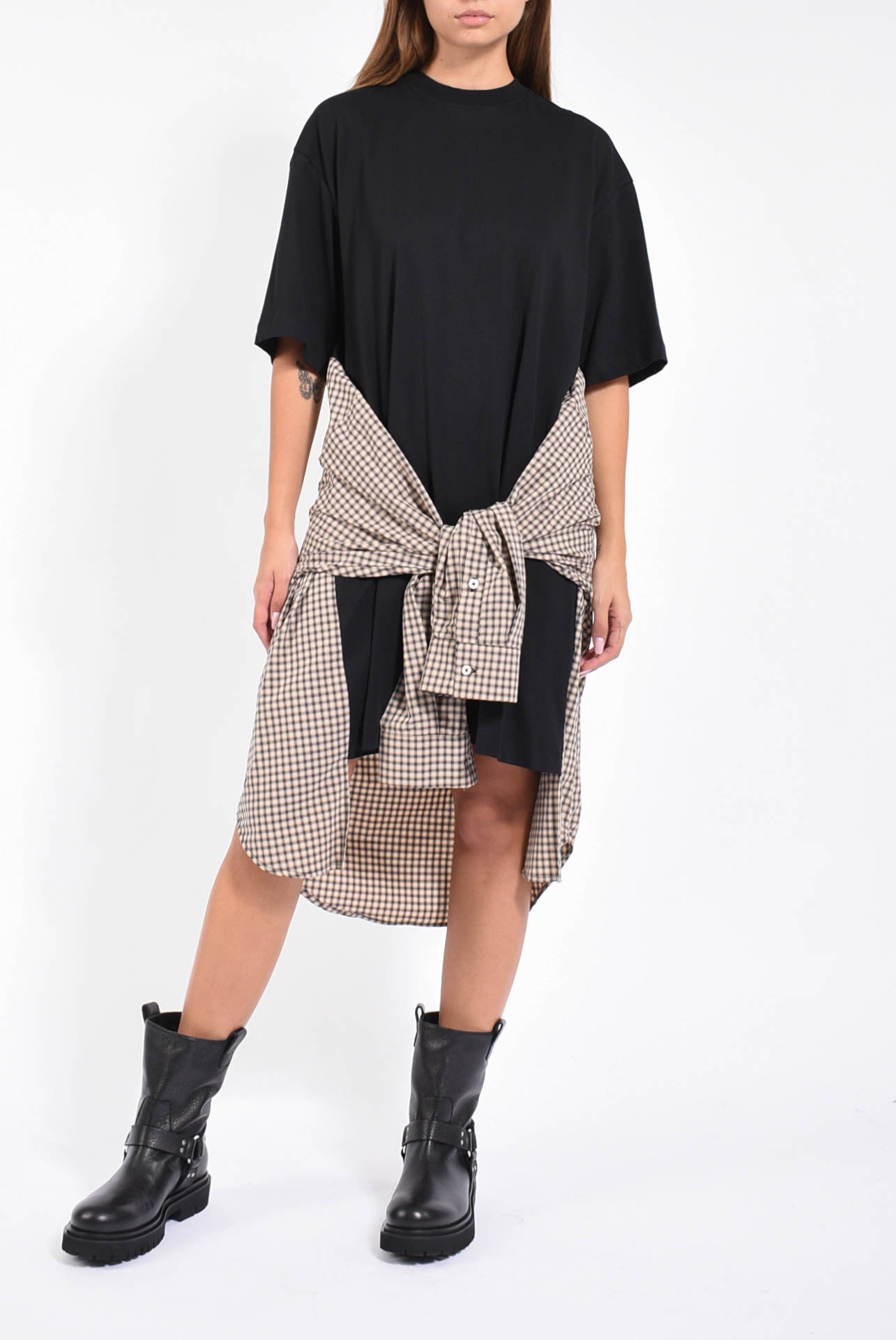 abito mini in cotone