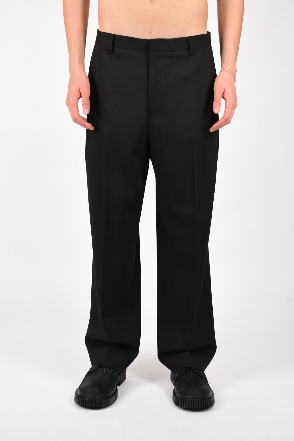 Pantaloni Alain in fresco lana 26F14