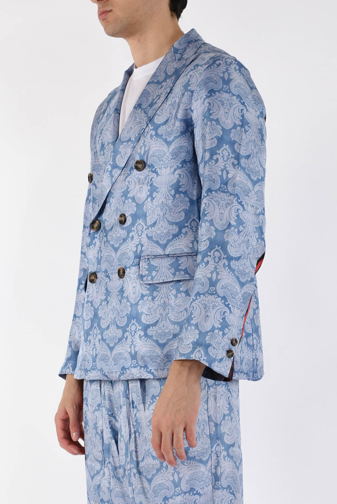 Giacca fantasia in seta